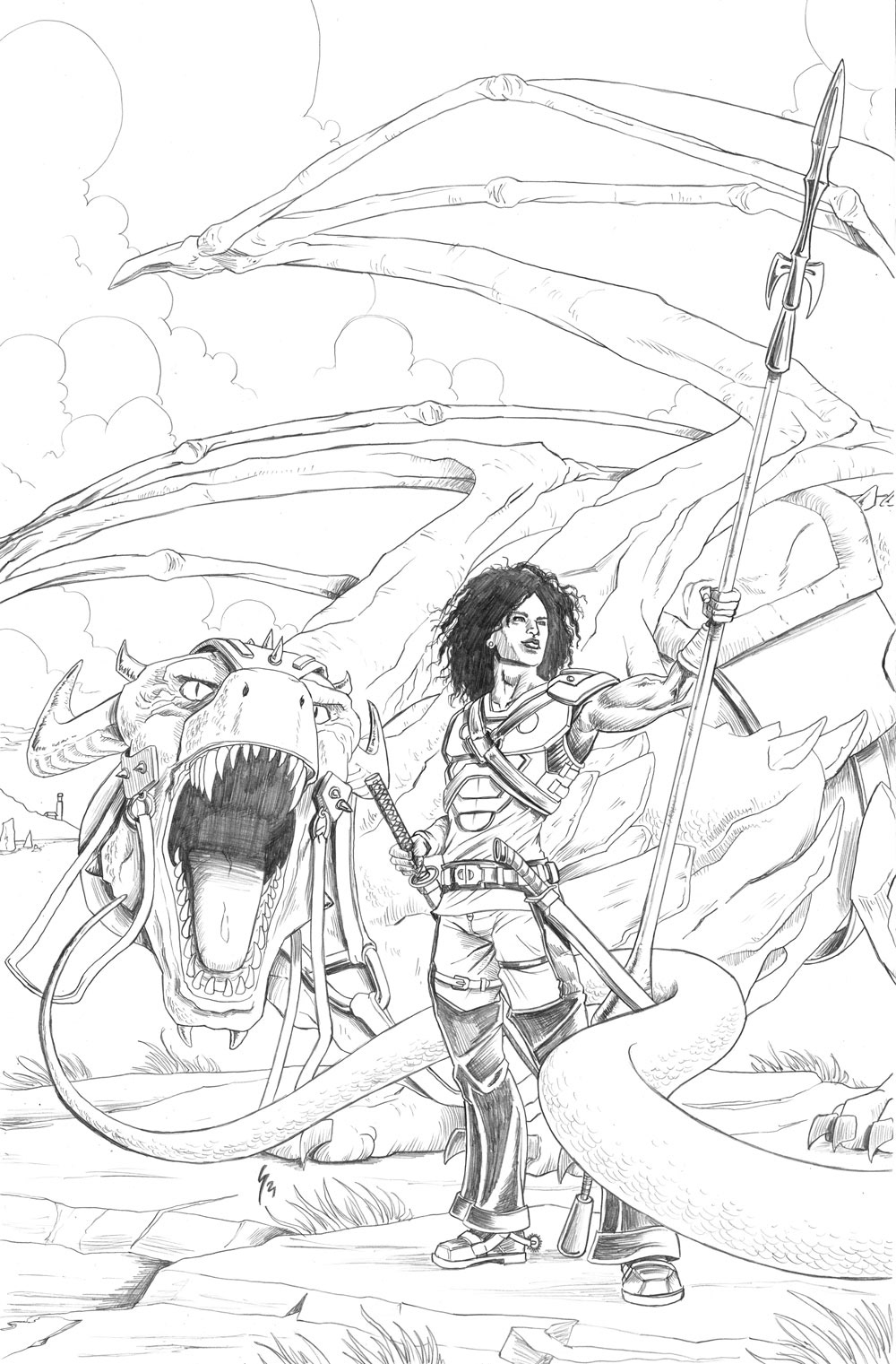 Lancer pencils, $175, 11x17 on Bristol