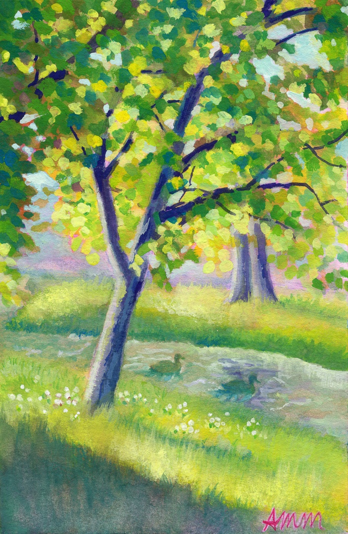"Morning by the Stream"