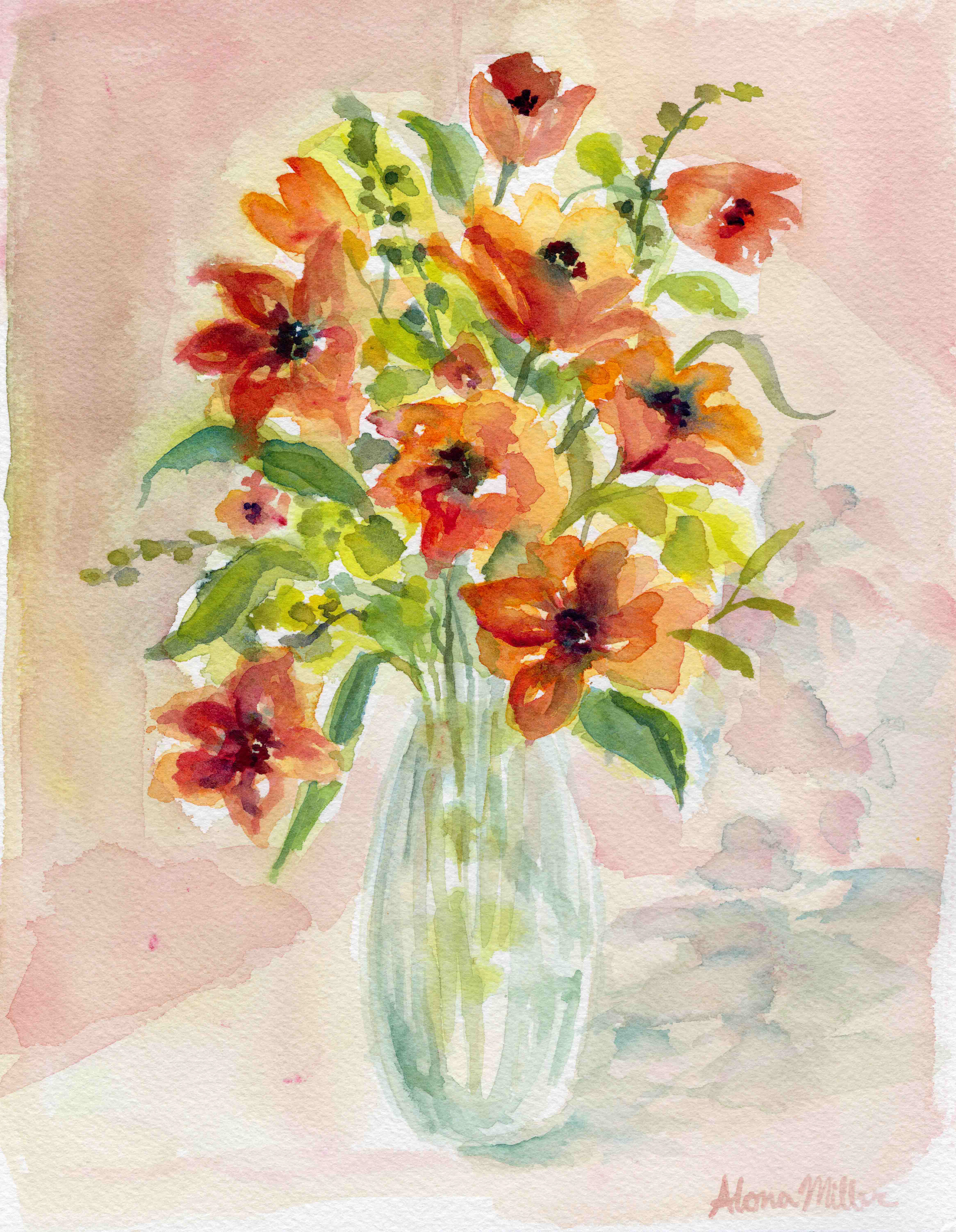 "Orange Bouquet"