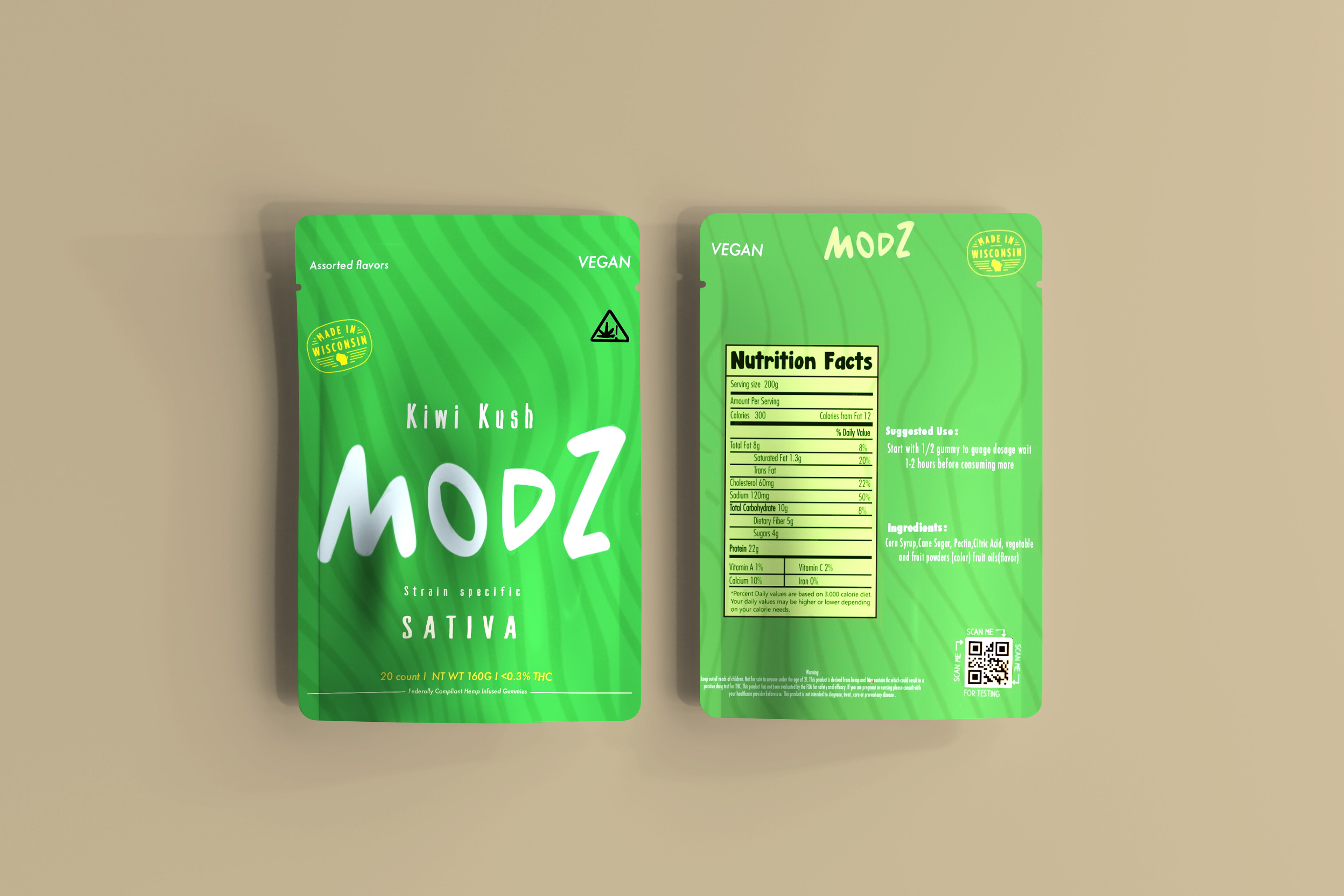 Mockup of final design- Sativa