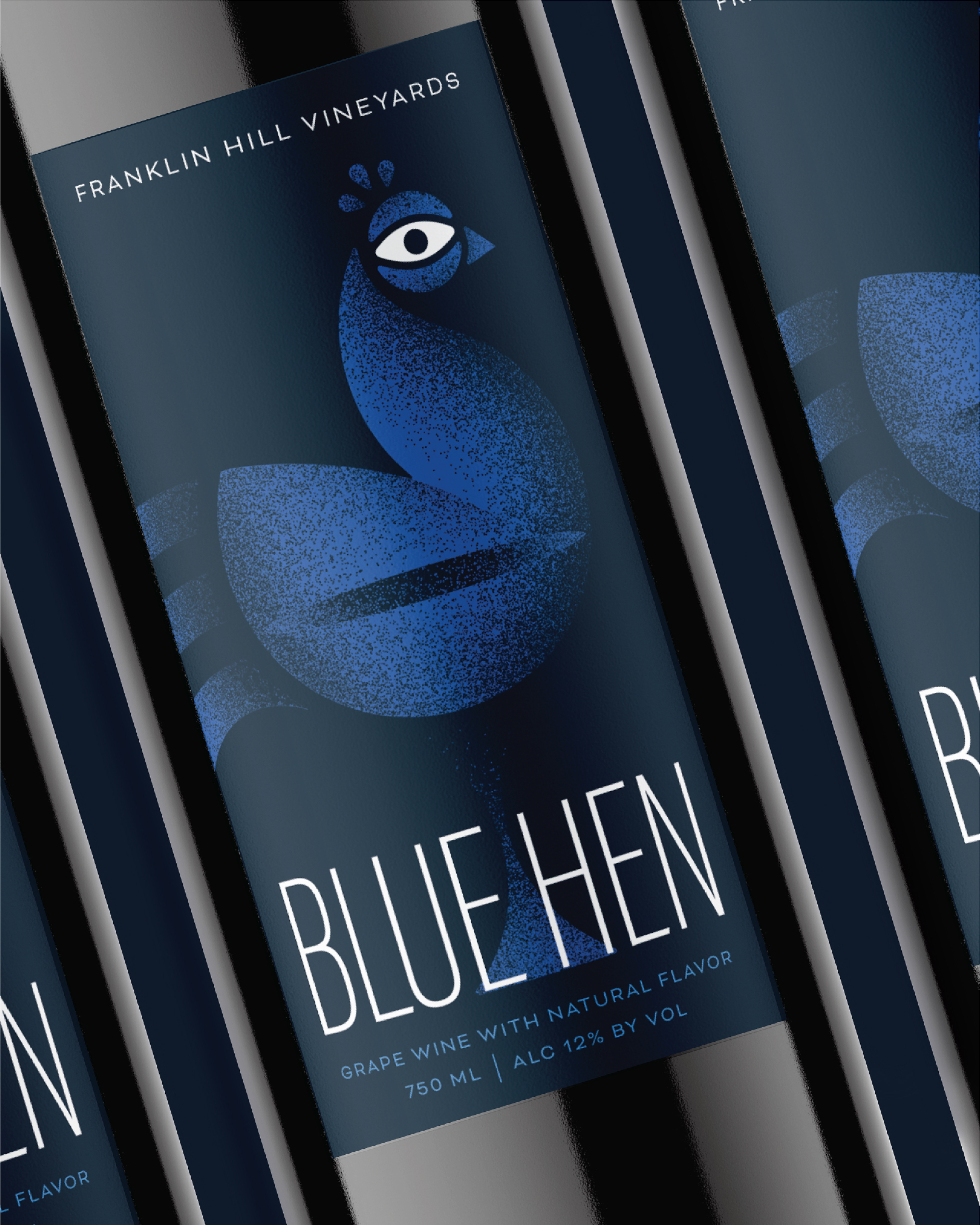 Wine label for Franklin Hill Vineyards