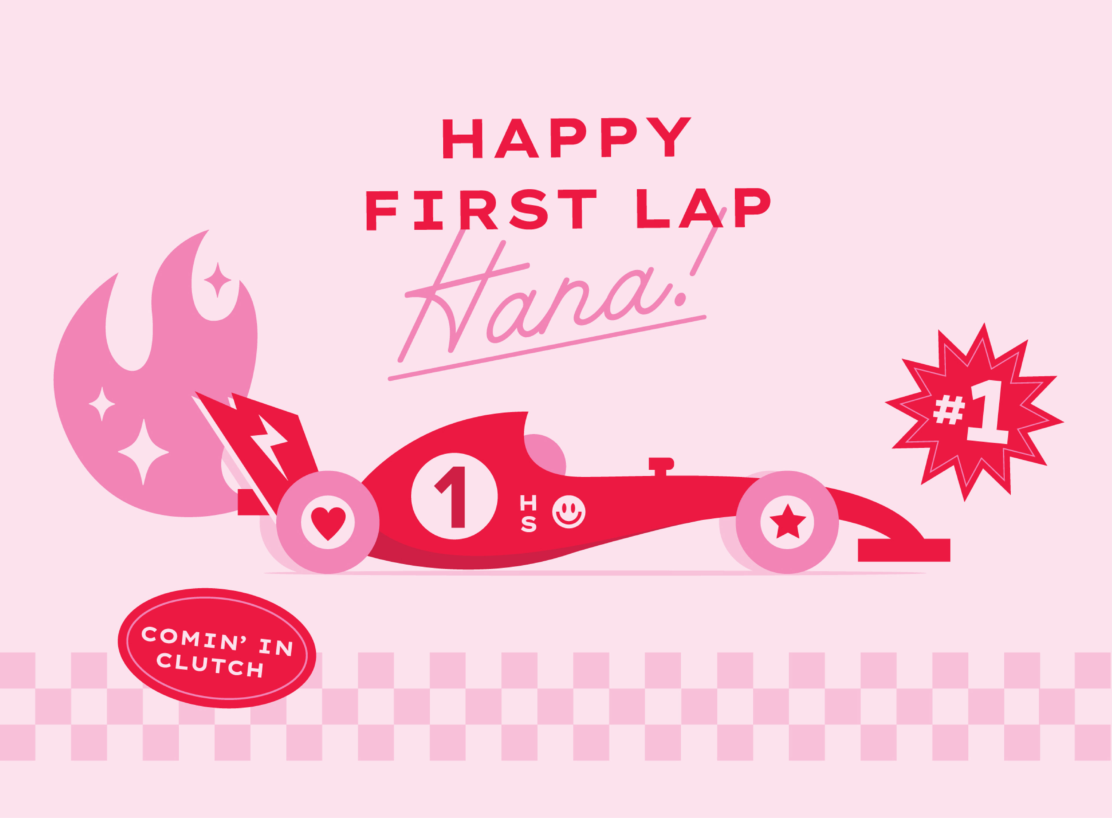 Hana's workiversary card <3