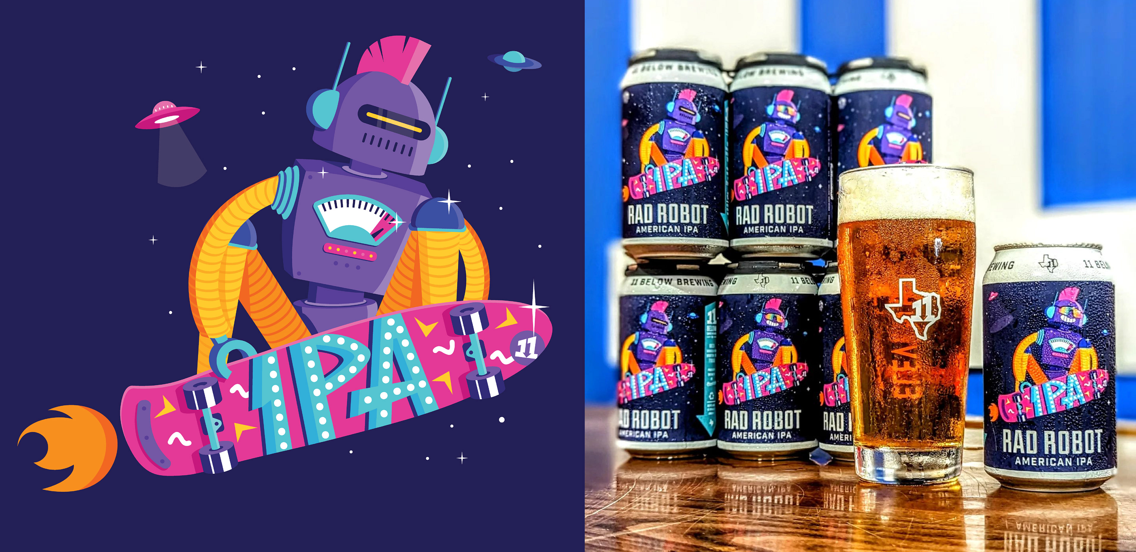 Illustration done for 11 Below Brewing