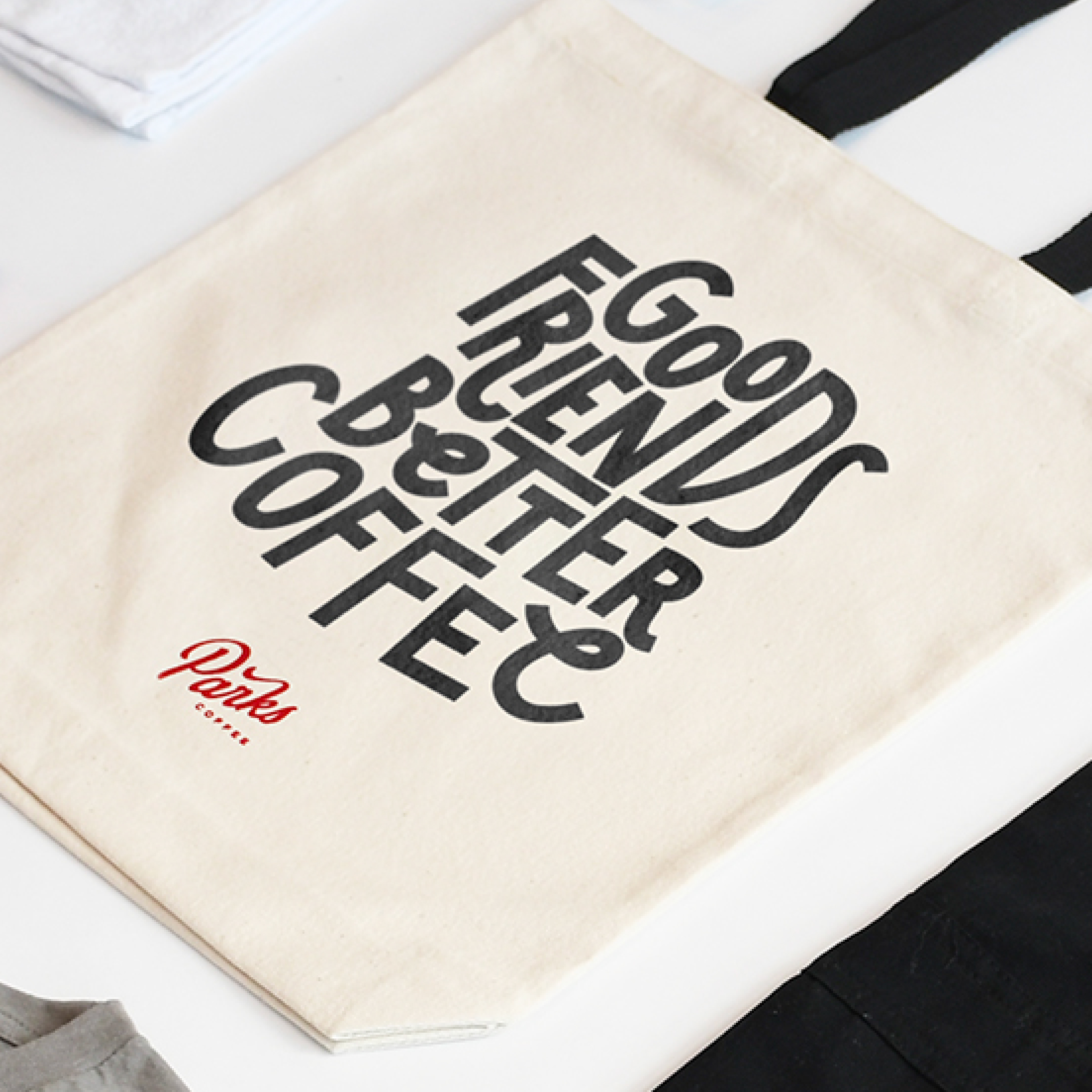Tote design done for Parks Coffee @ The Brand Hatchery