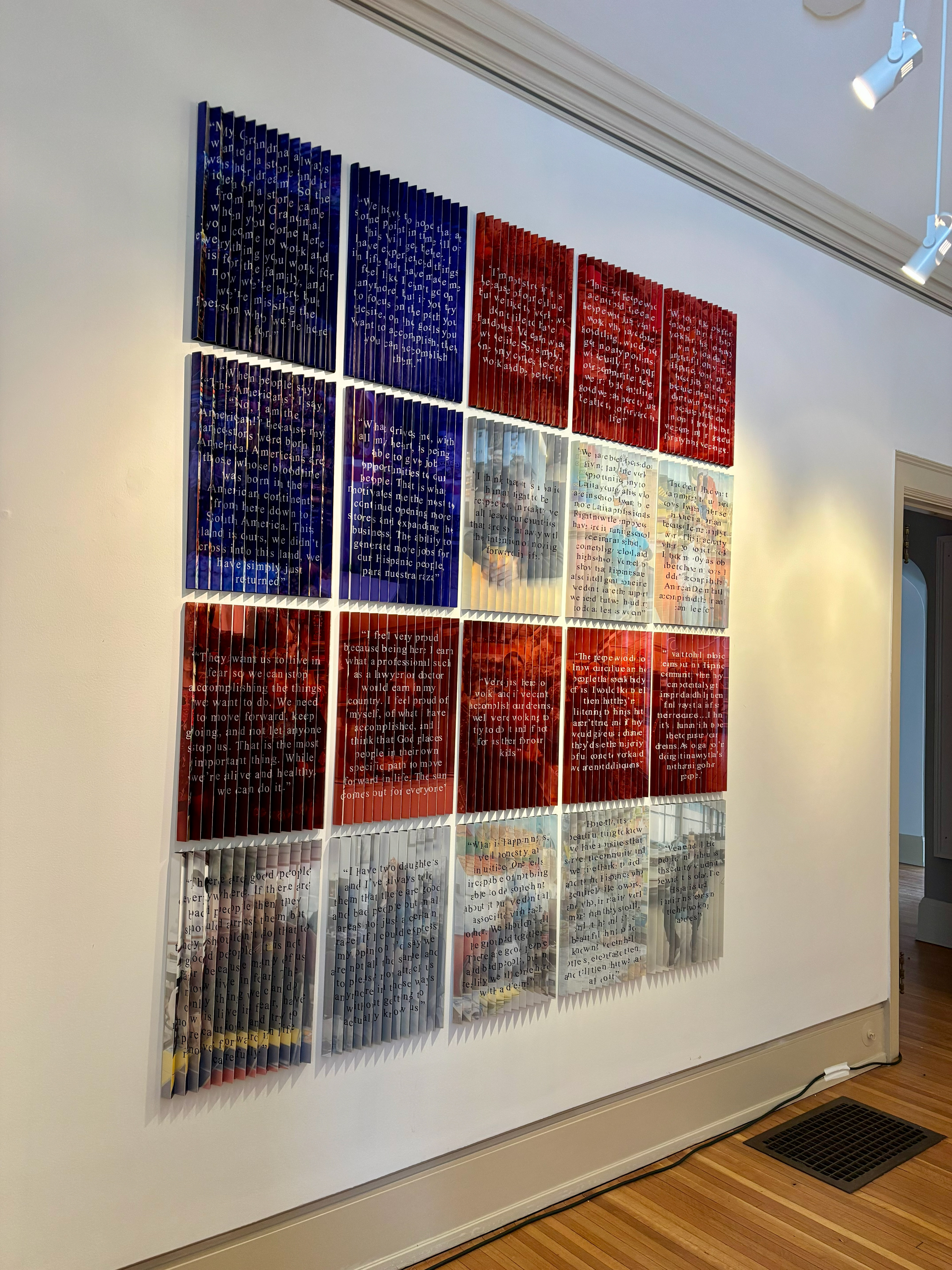 Installation at Charles Allis Museum, Milwaukee WI