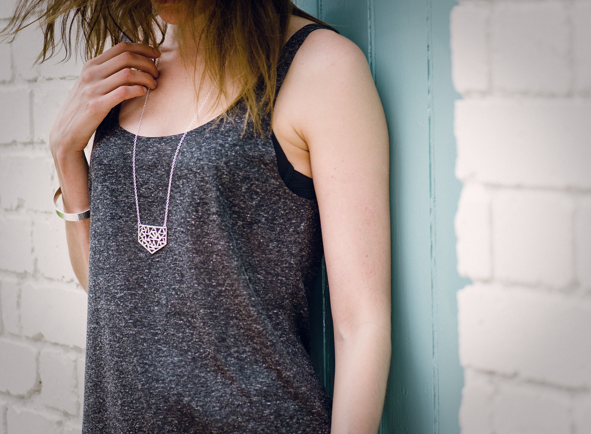 Triangle Detail Necklace - Sold