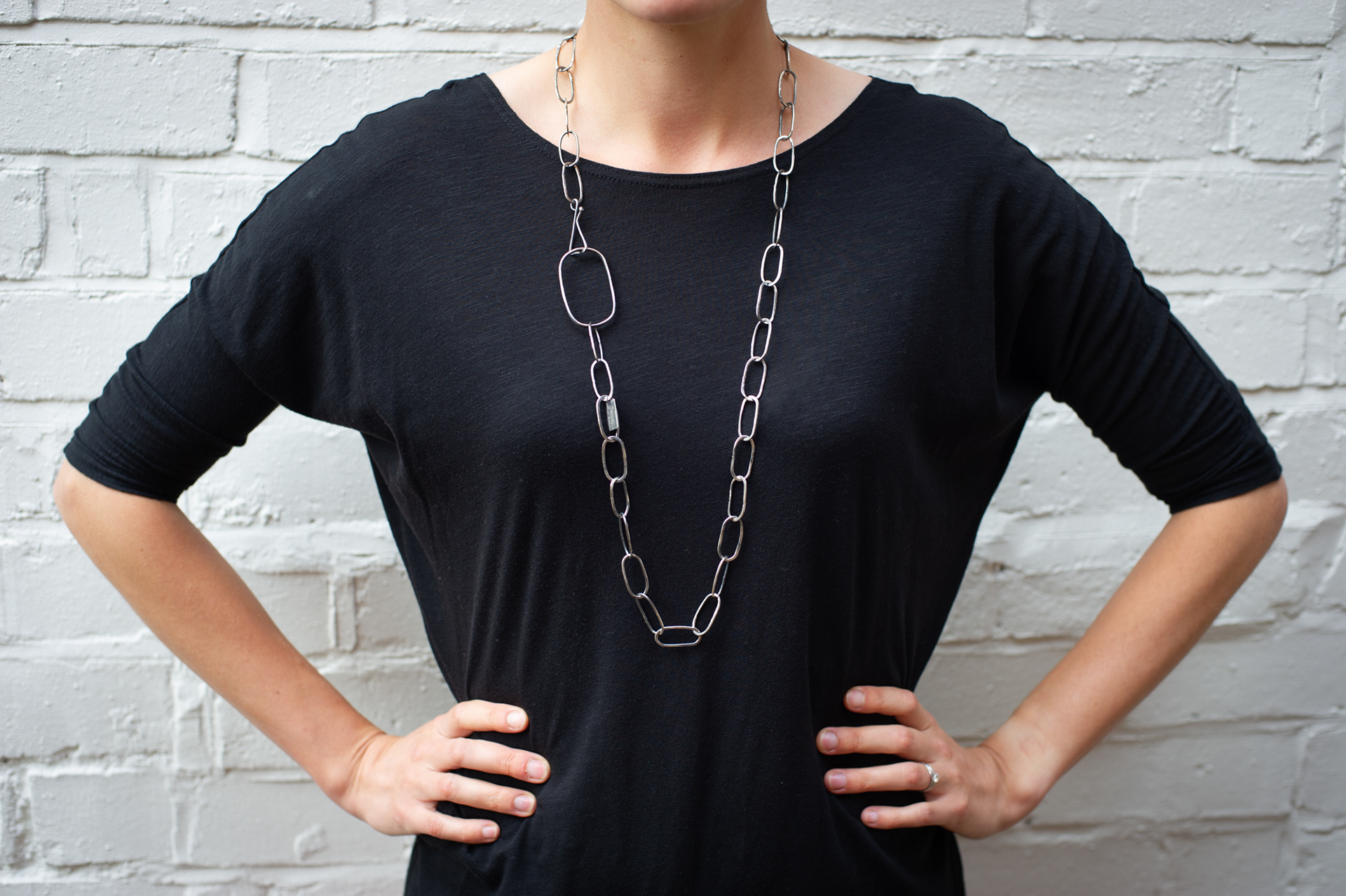 The Postcard Chain- Sold. Contact me for similar or a custom made pieces. 