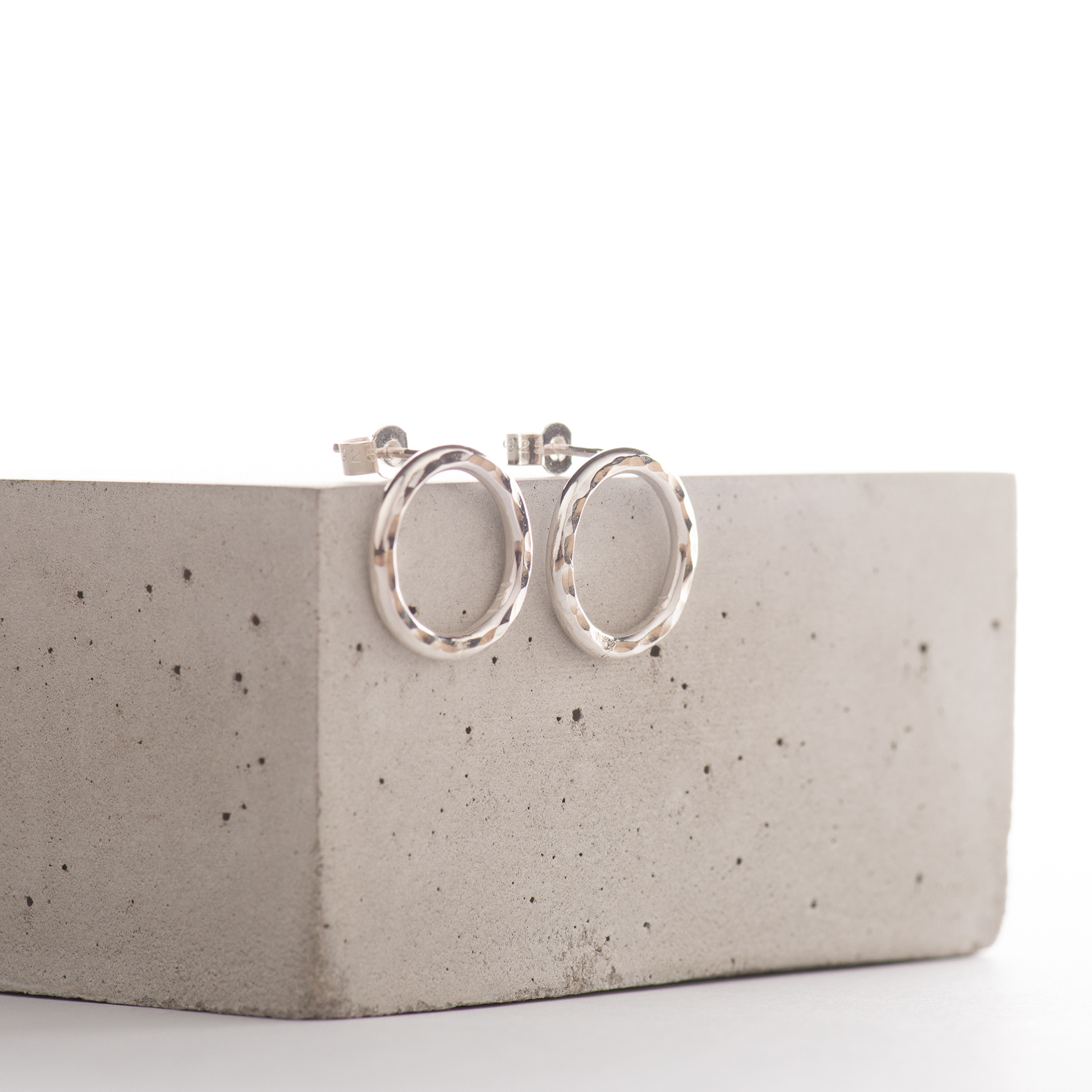 Large Hammered Studs - £30