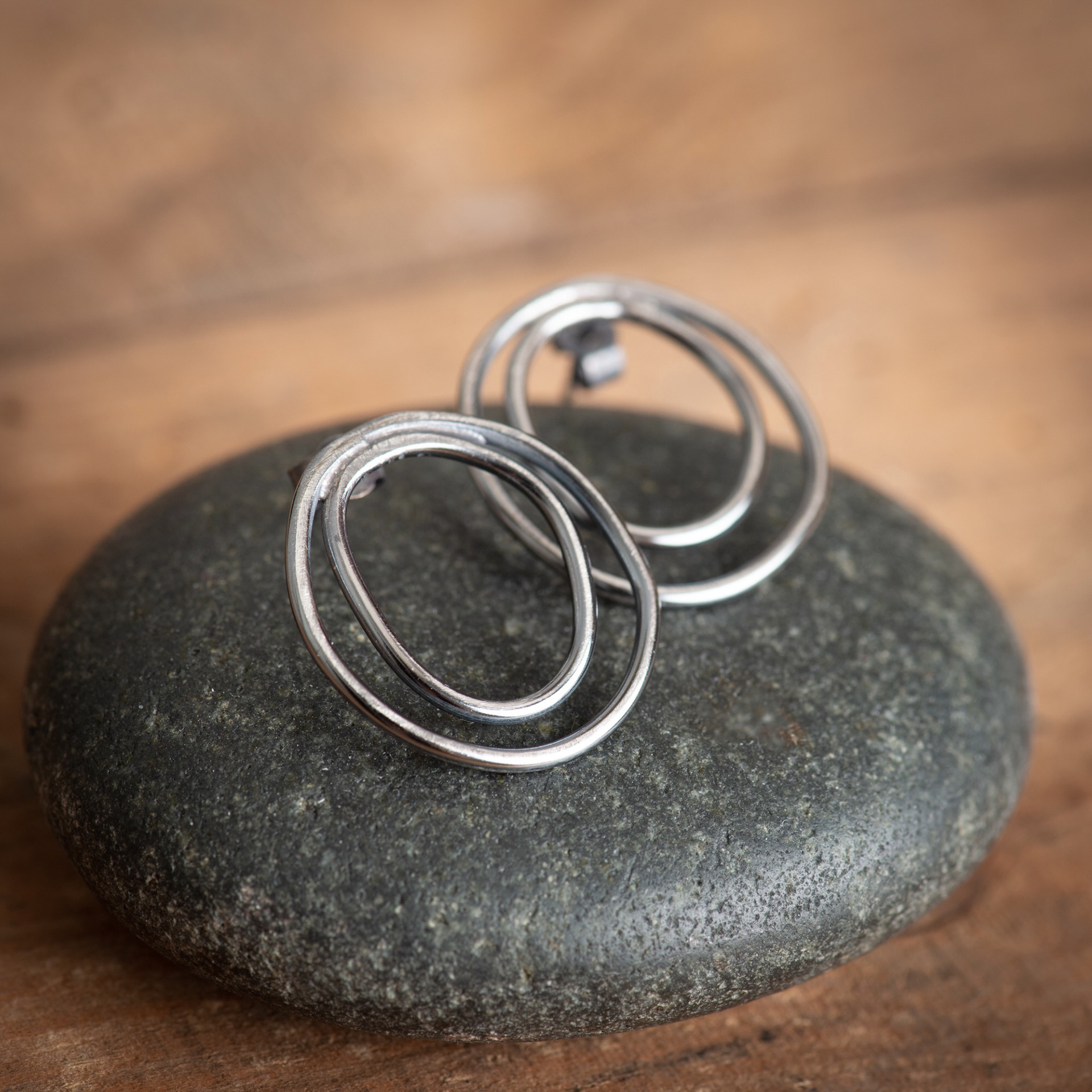 Double Circle Studs - Sold