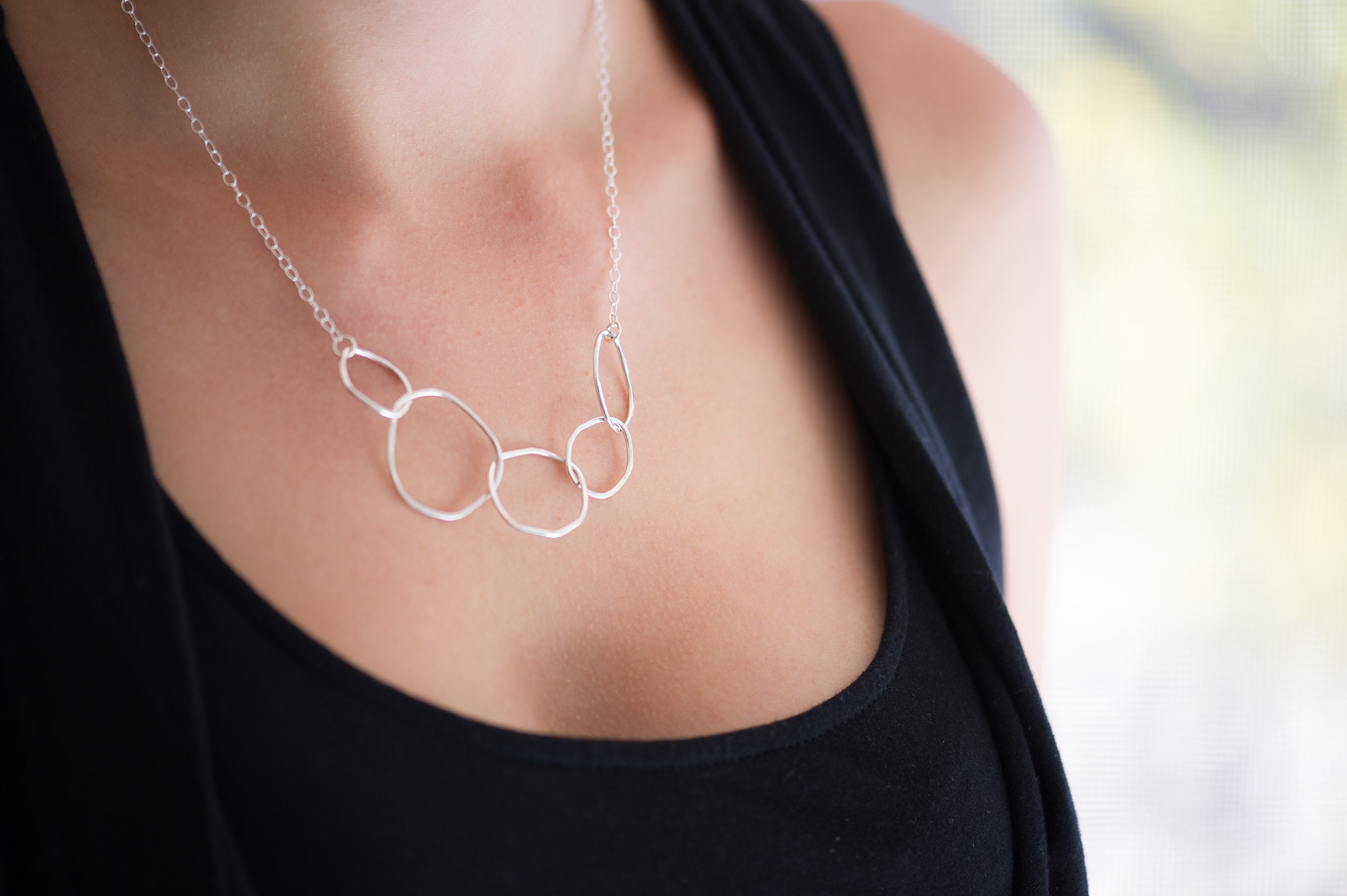 Organic Links Necklace - Sold