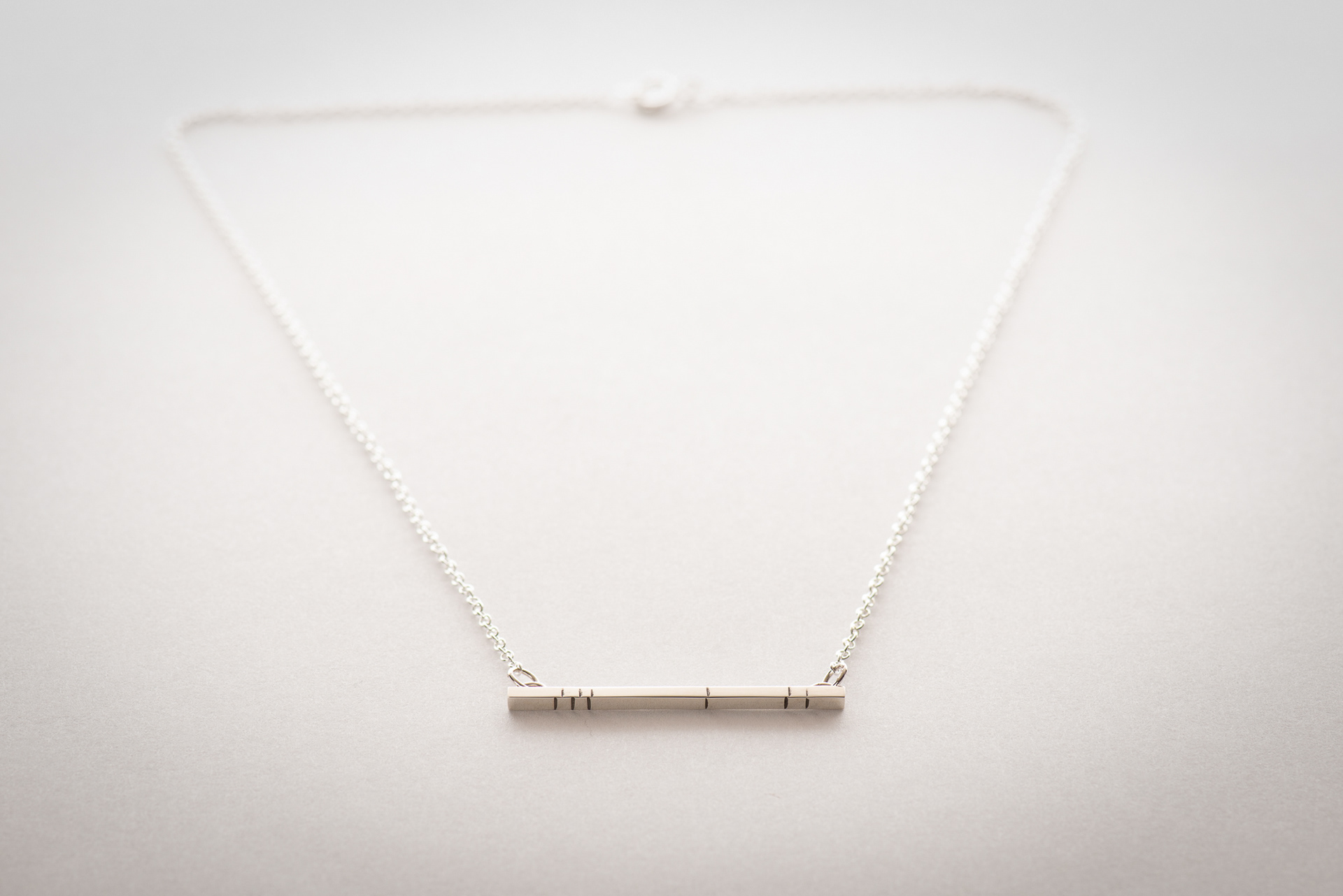 Lined Bar Necklace - SOLD
