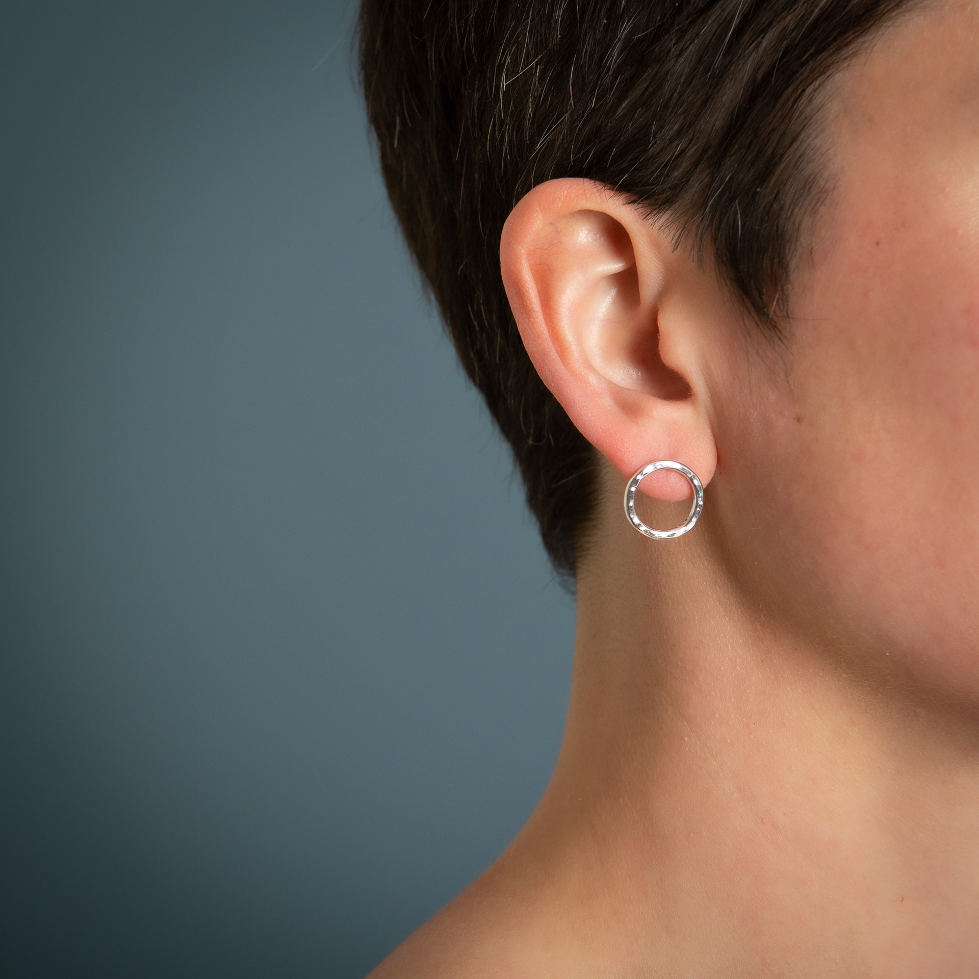 Large Hammered Studs - £30