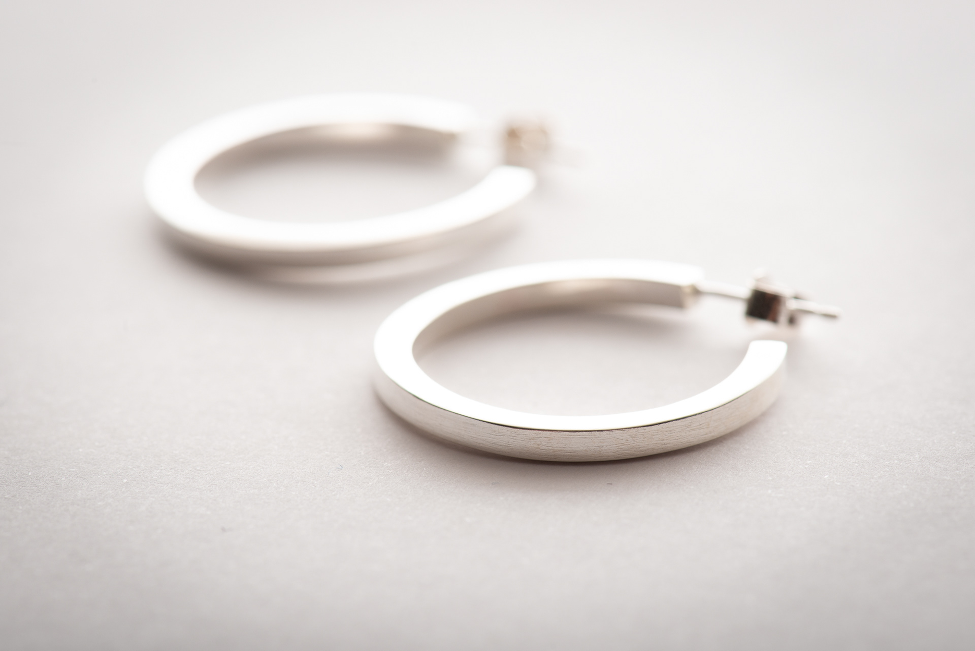 Silver Hoops £45