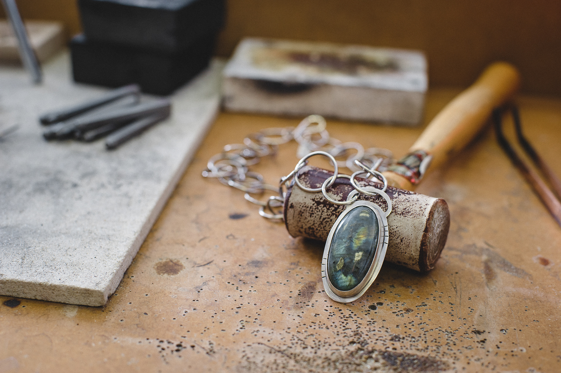 Labradorite Chain- Sold