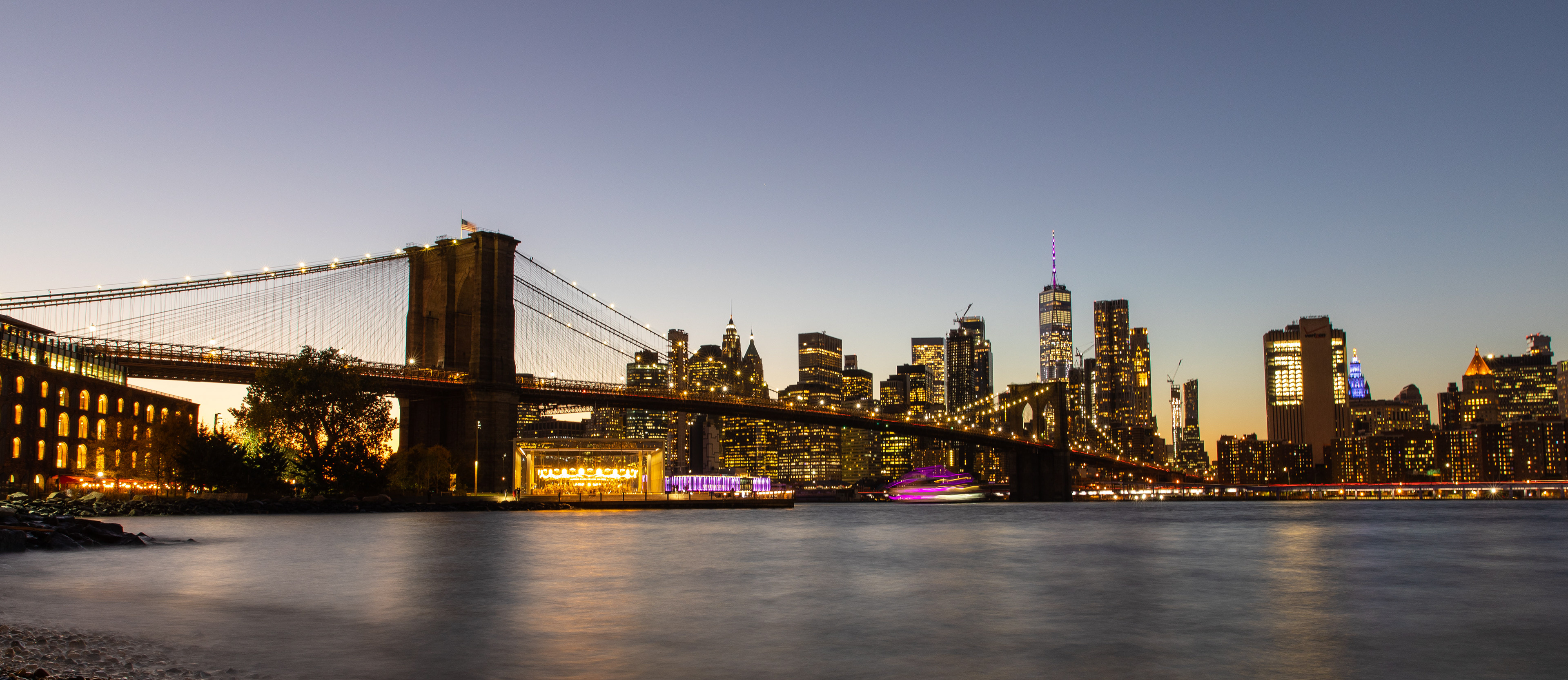 Brooklyn Bridge at Sunset NYC