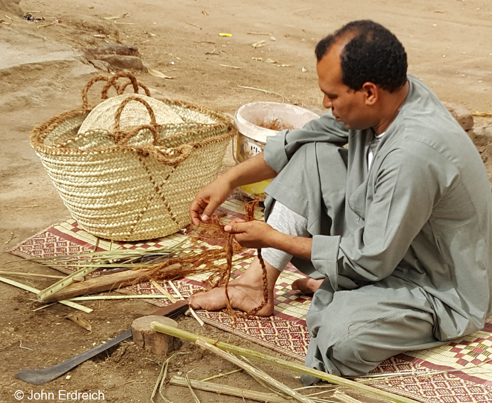 Weaving Palm Fronds