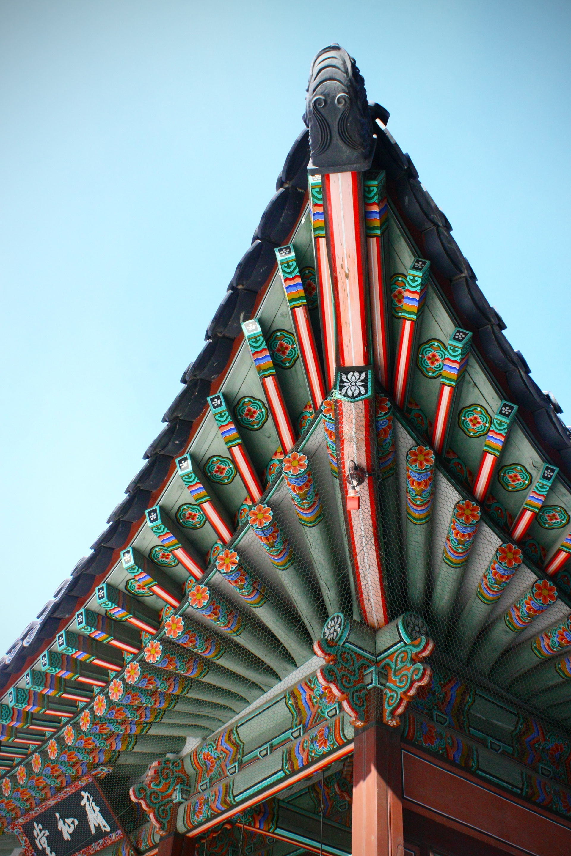 elegant patterns cover the roof ceilings