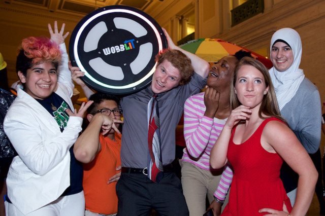Team members at final 'Playsentations'