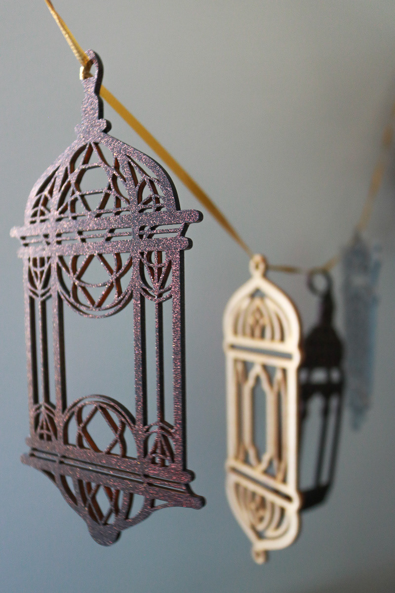 Lasercut hanging decoration