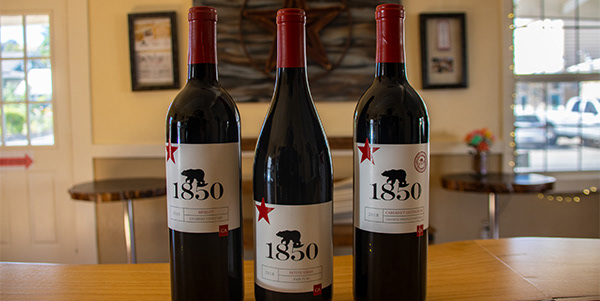 Three bottles of wine