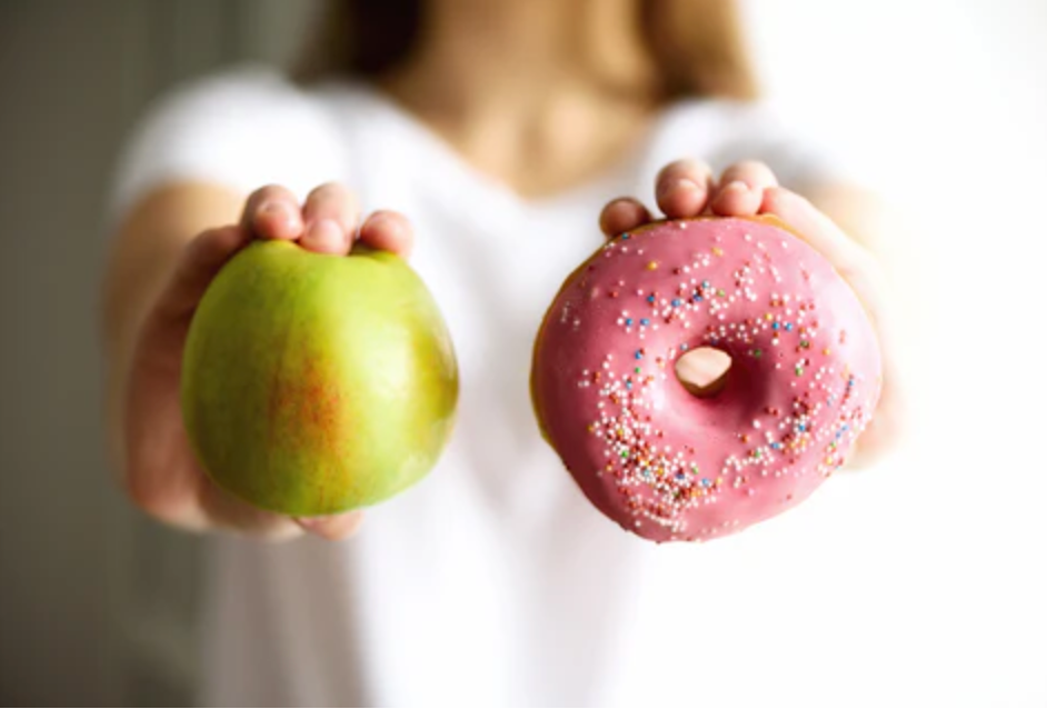 Apple and Donut