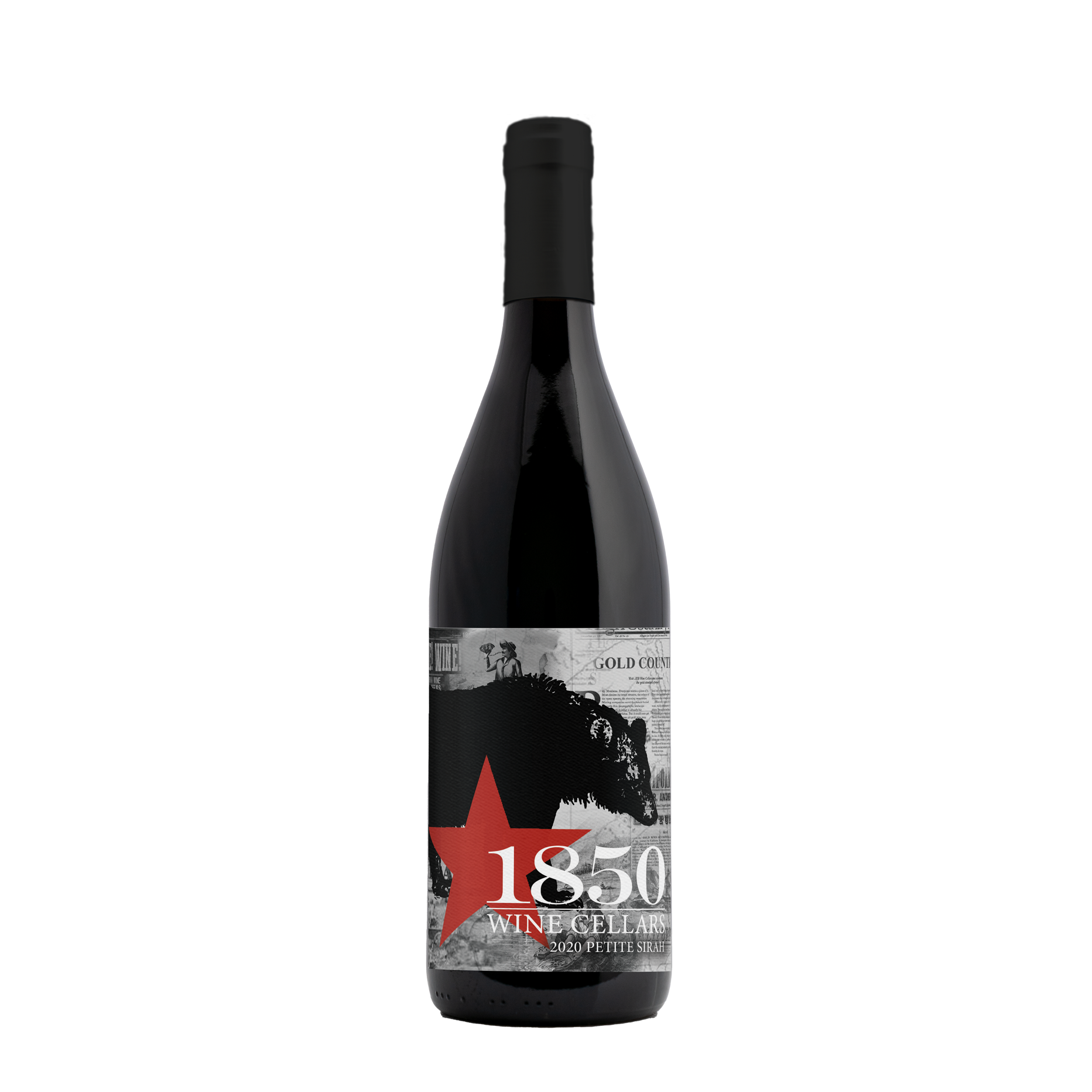 2020 Petite Sirah bottle shot