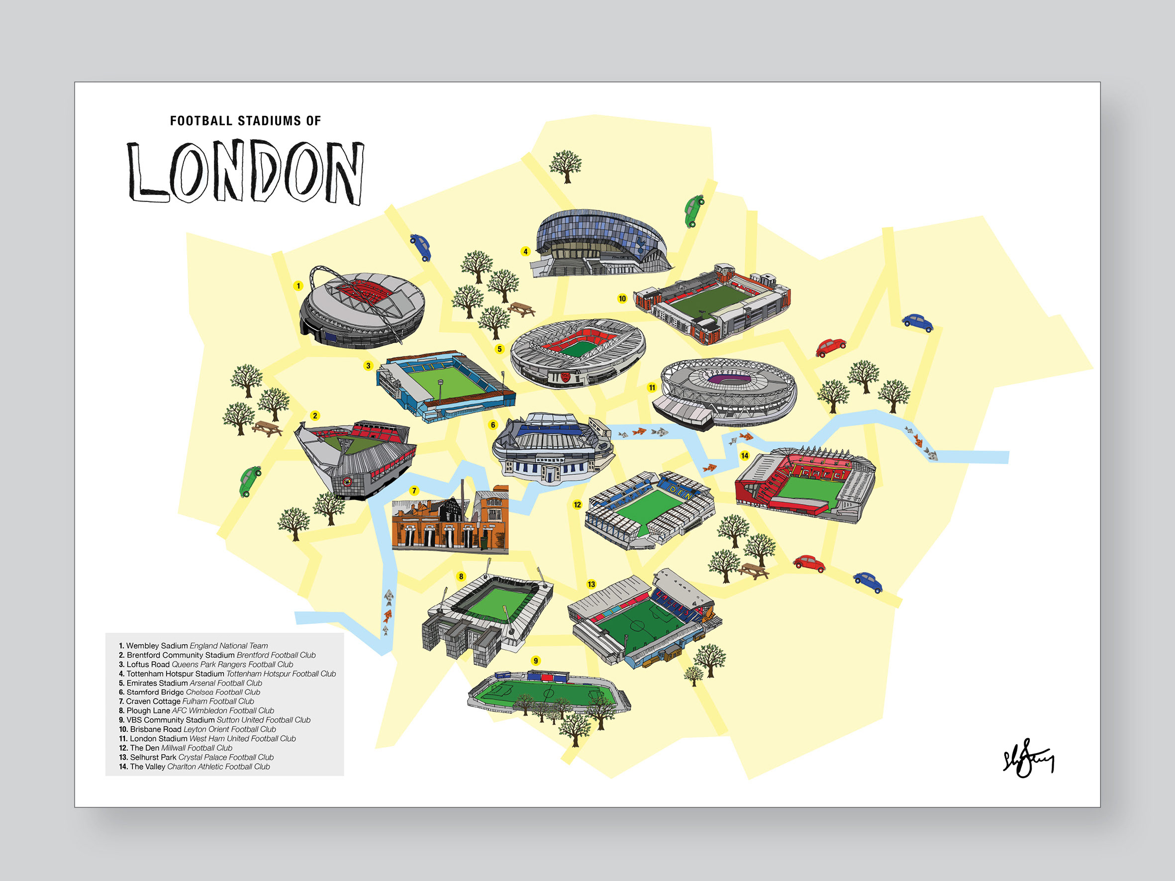 football teams based in london