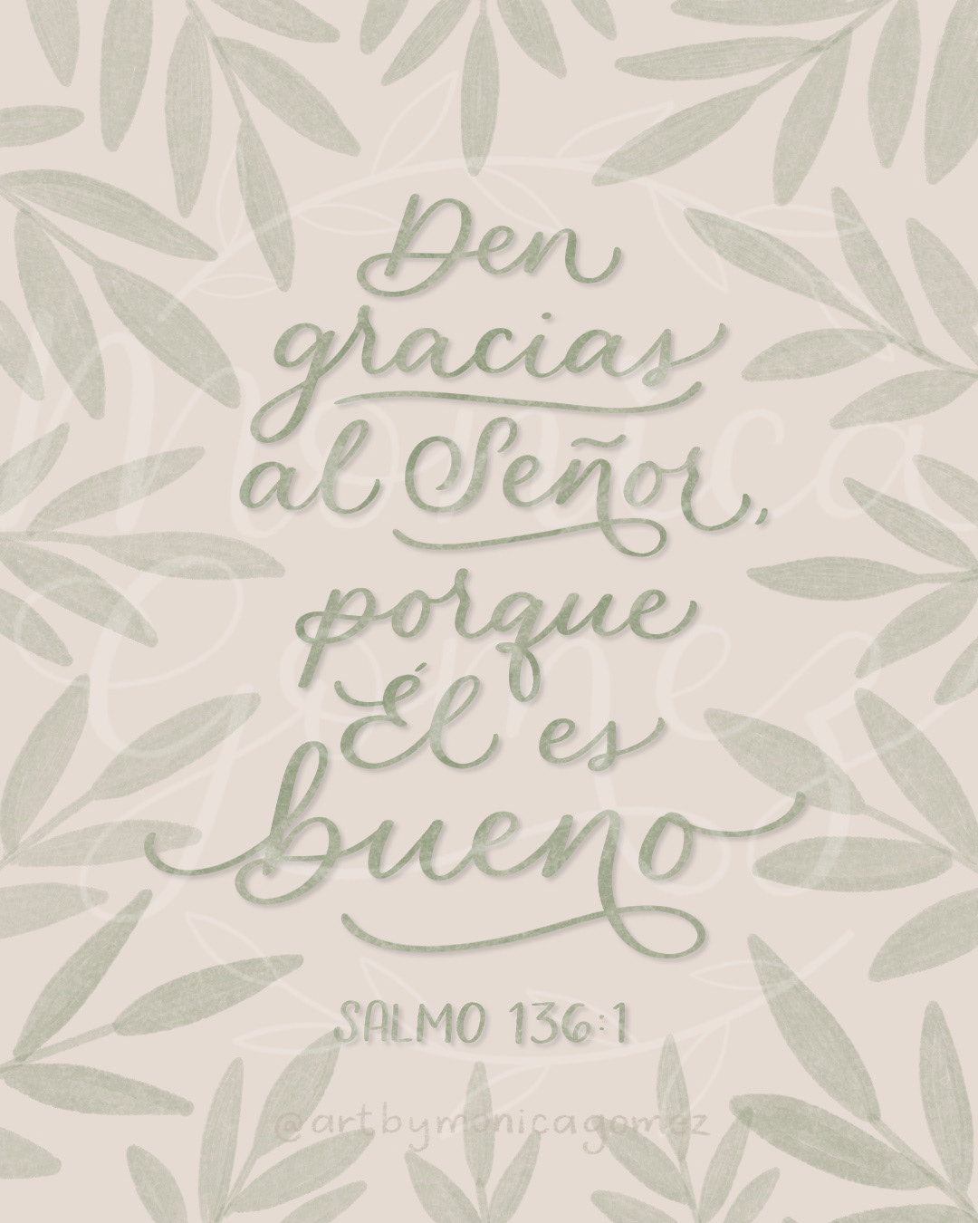Salmo 136:1 (verde)