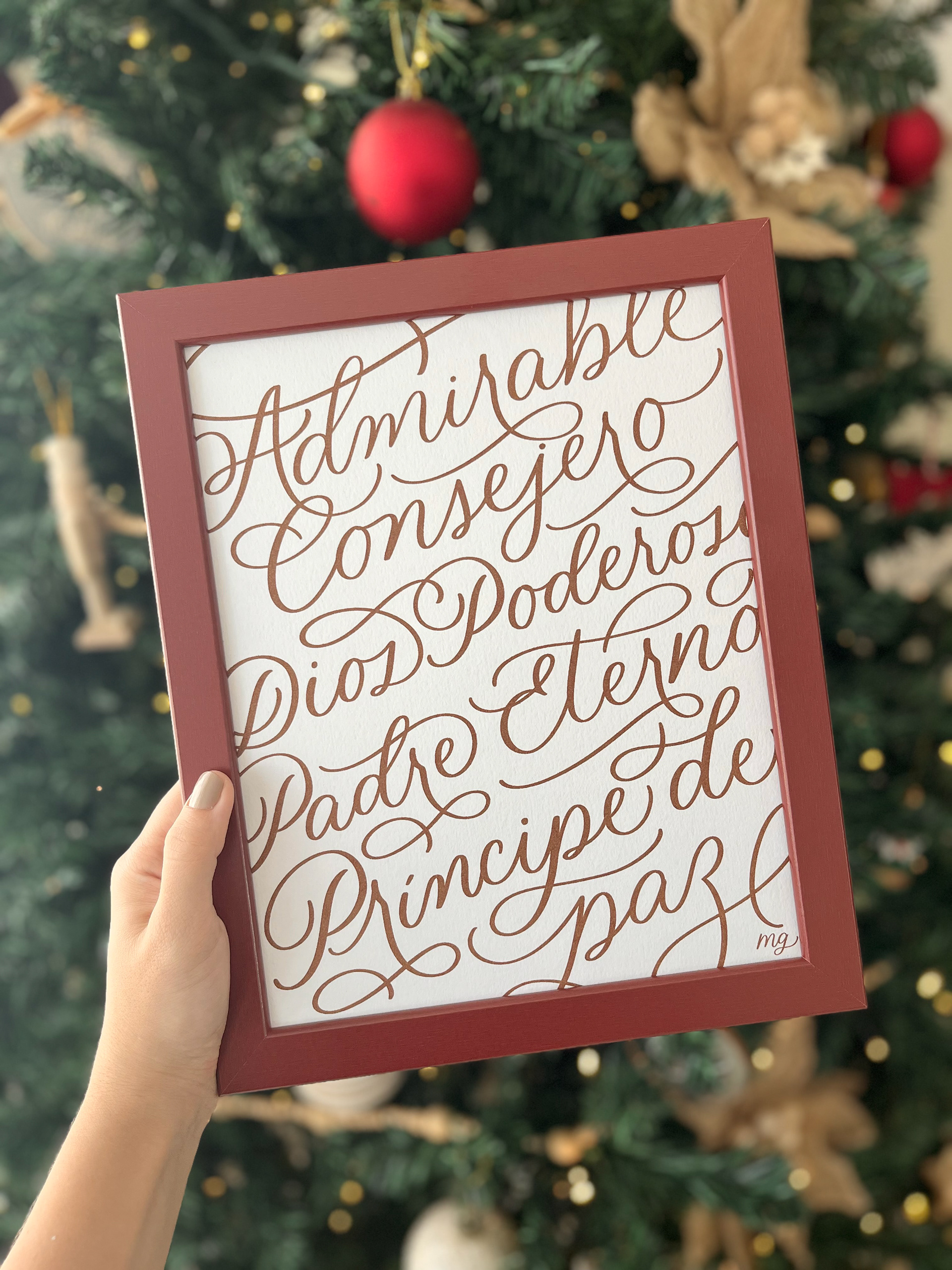 Isaías 9:6c (enmarcado) | RD$1,350.00