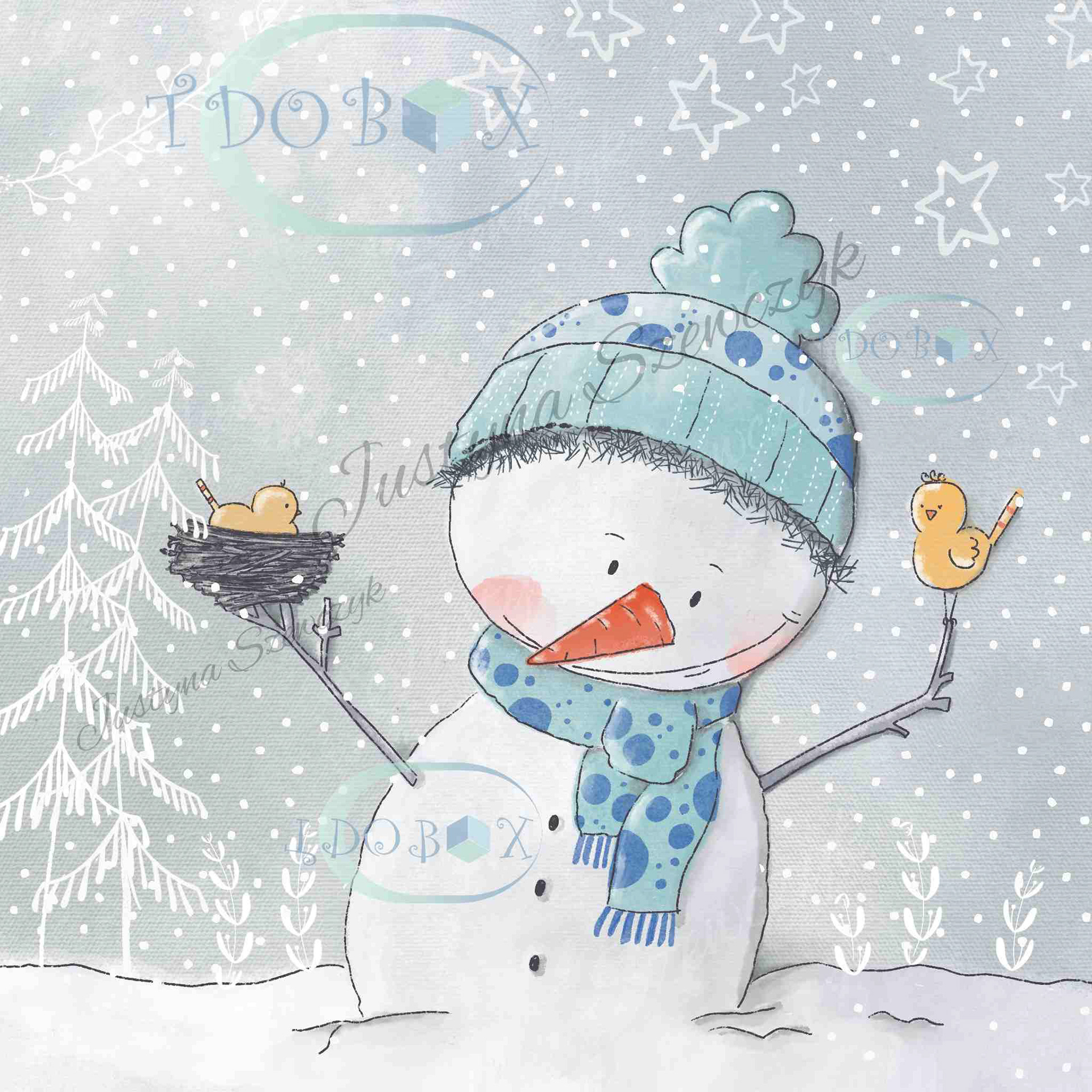 Raster illustration Justyna Szewczyk Tdobox