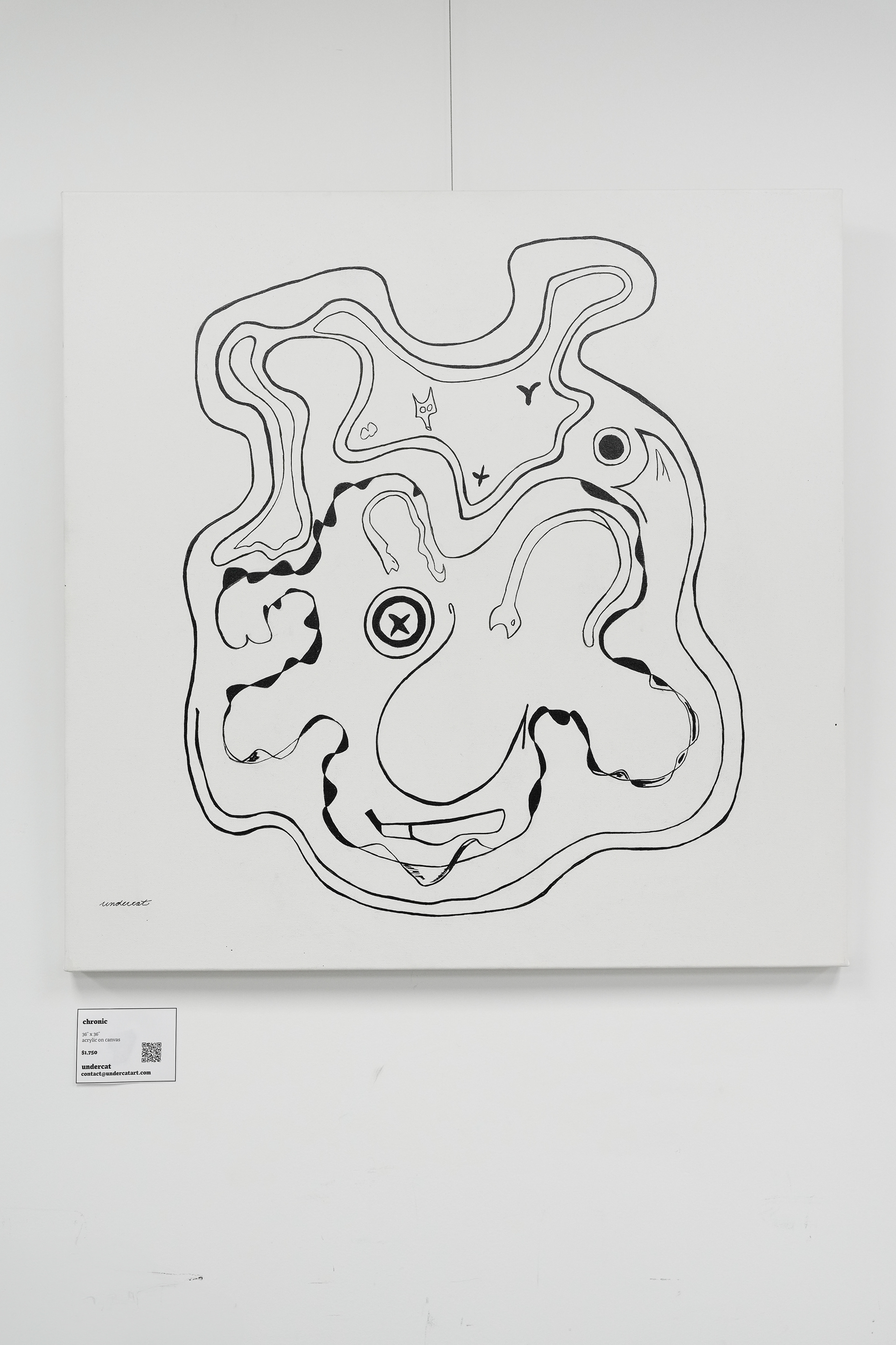 Chronic - 36" x 36" - Acrylic on Canvas