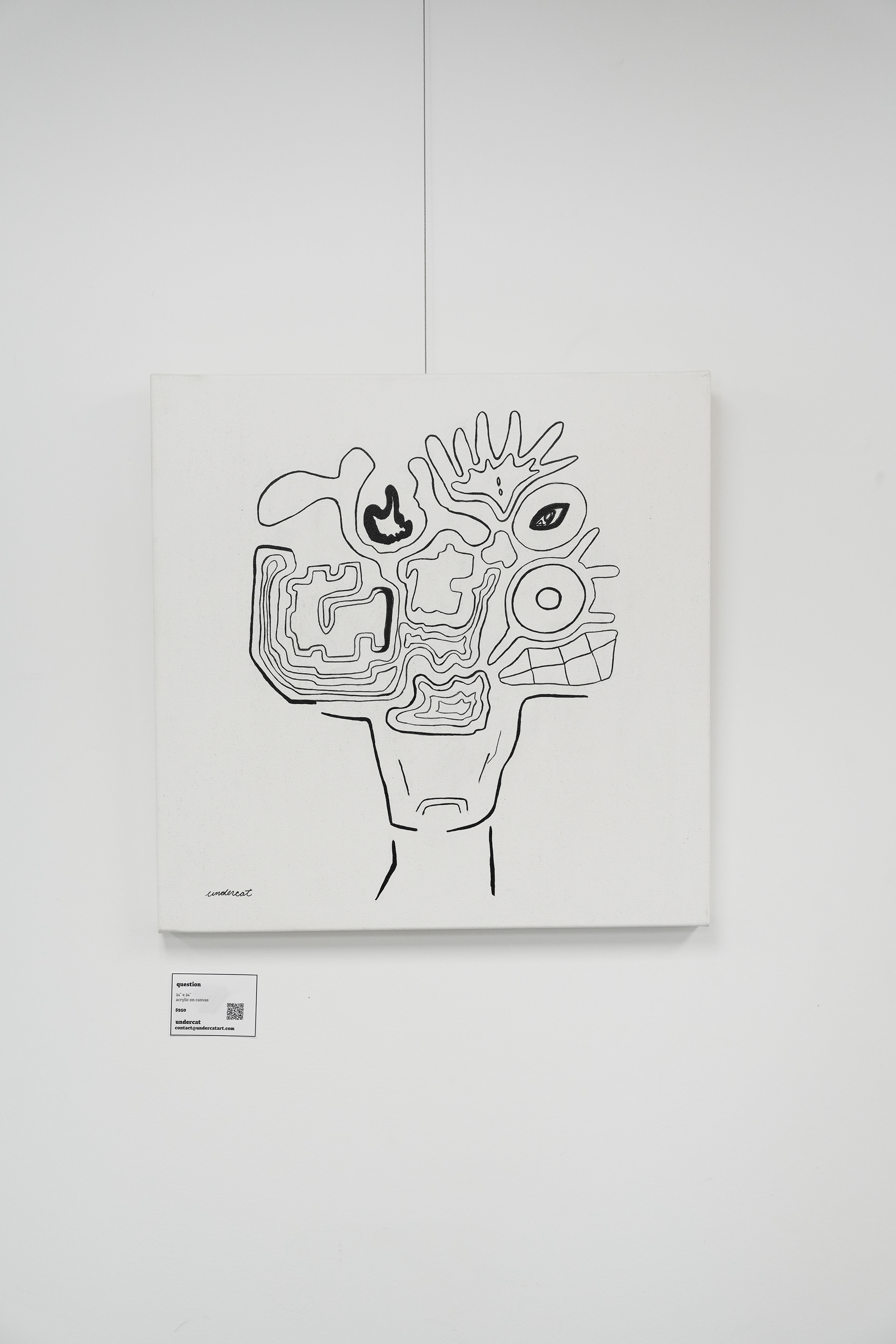 Question - 24" x 24" - Acrylic on Canvas