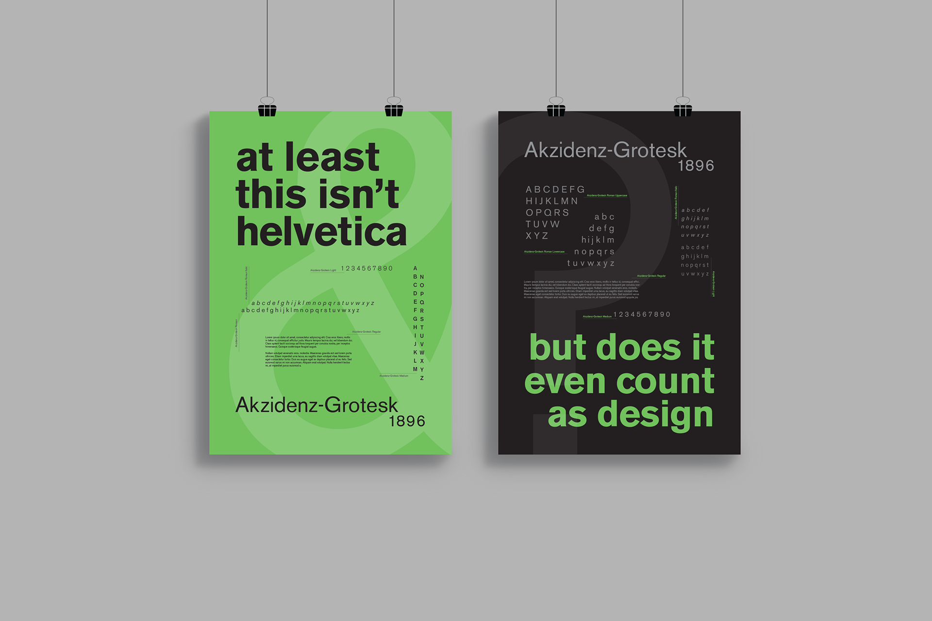 akzidenz grotesk poster