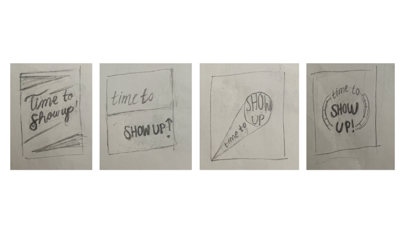 Back of business card #3 sketches