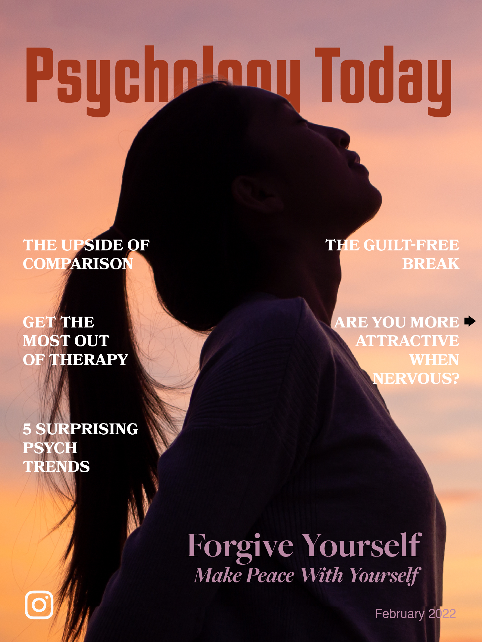 Magazine cover - vertical layout