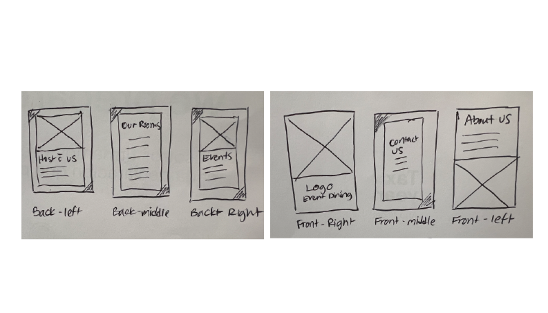 Front and back of trifold brochure