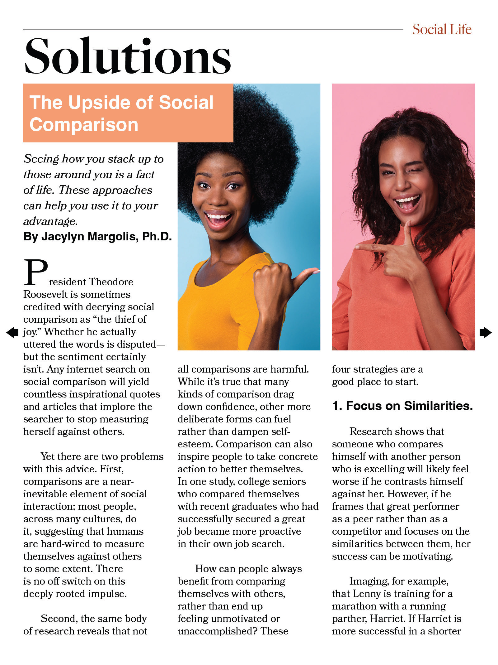Article page #1 - vertical layout