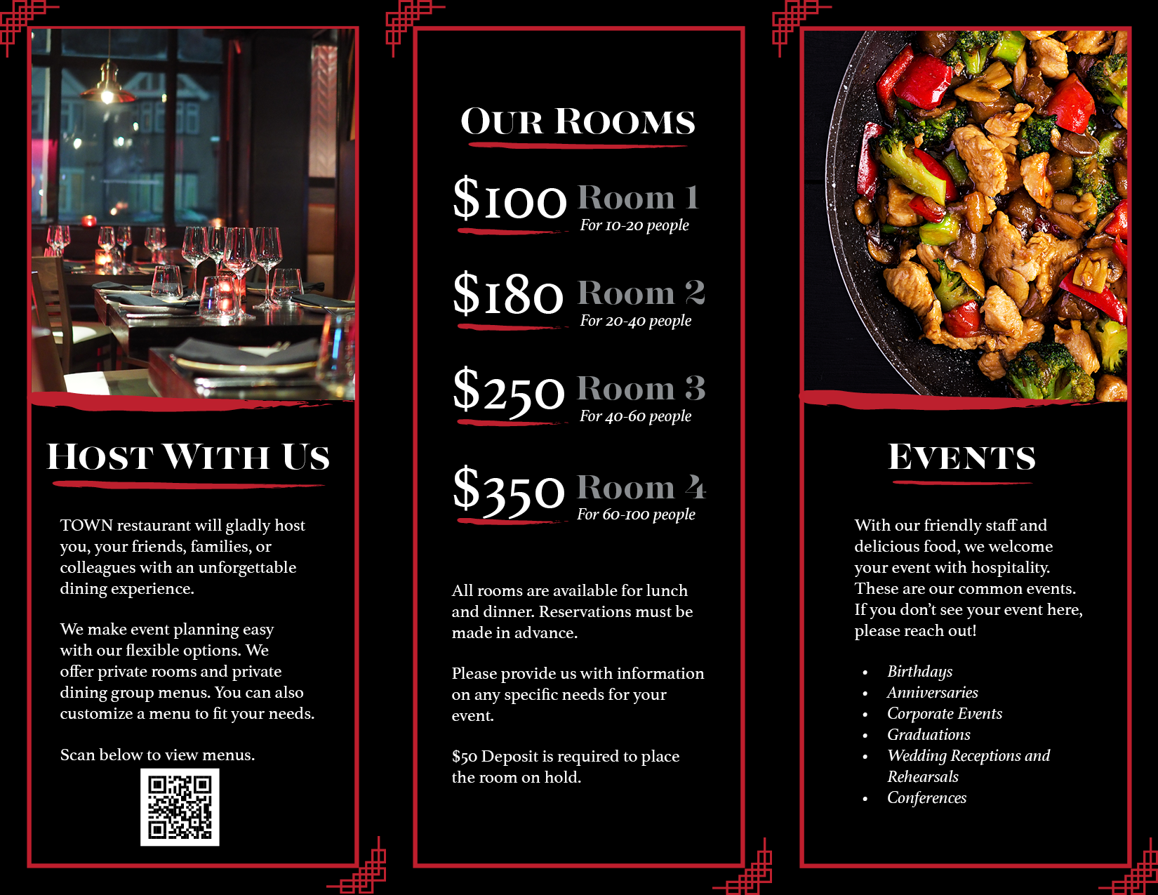 Inside the brochure