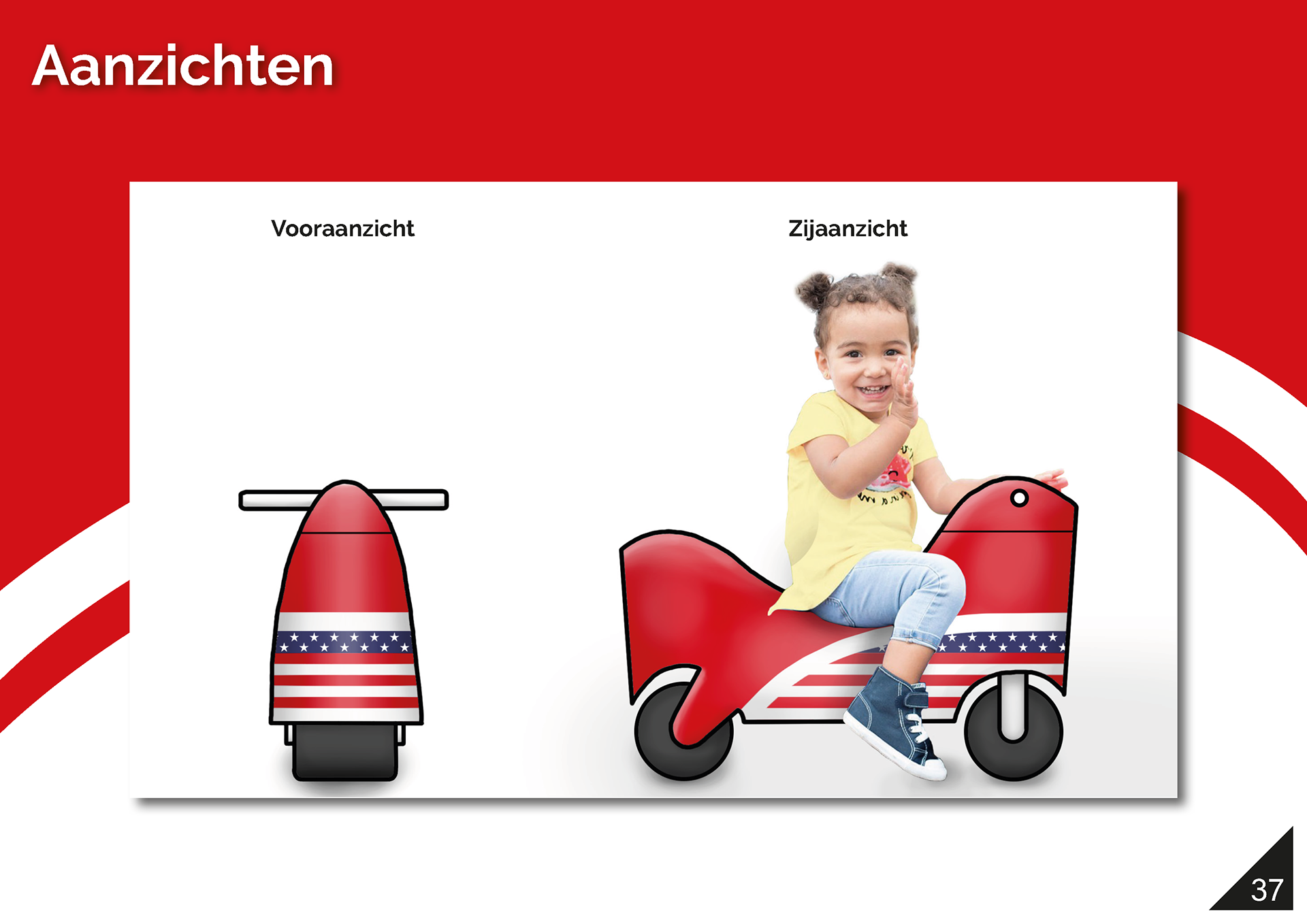 Bobby car voor het merk Colgate