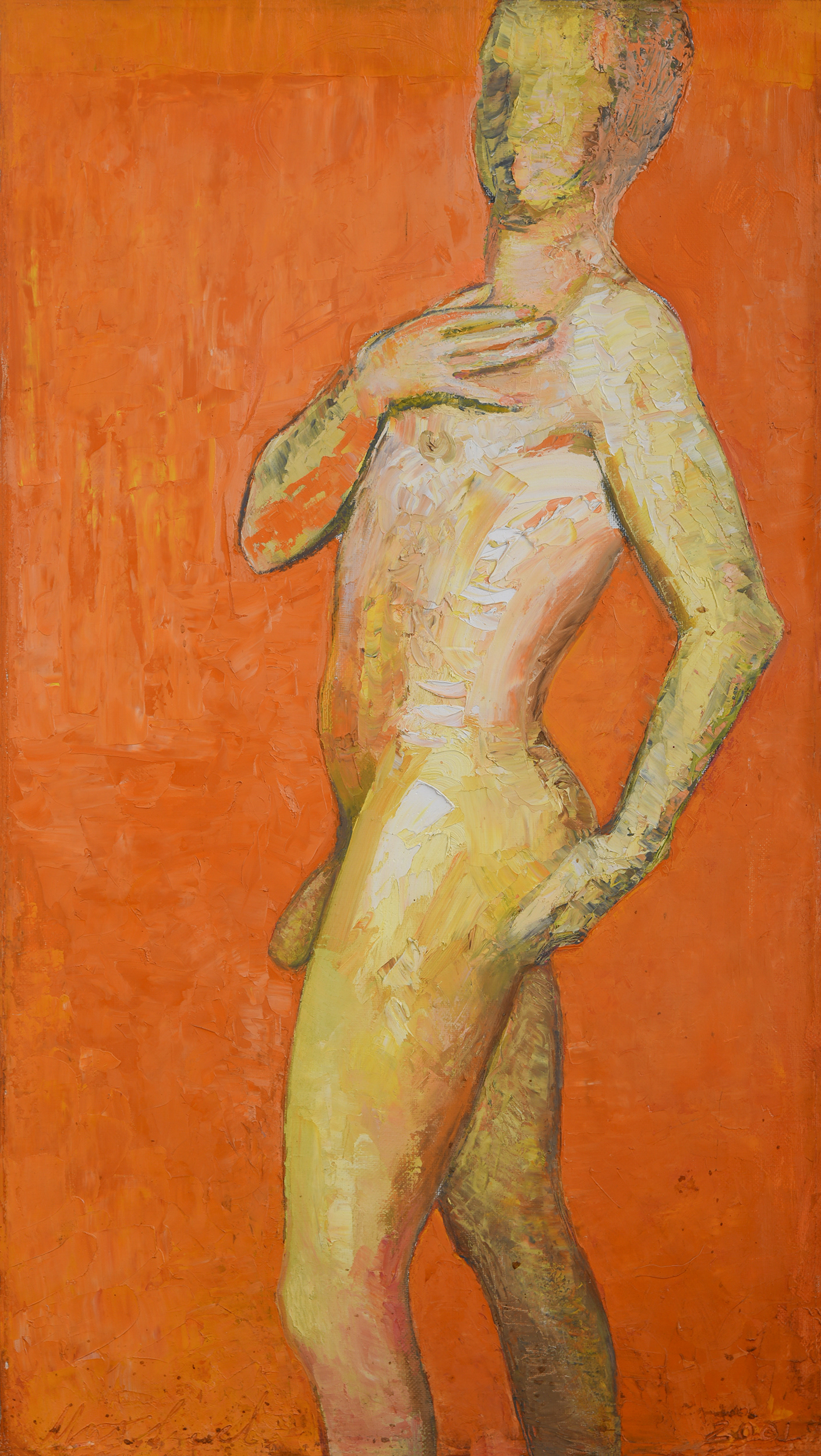 Этюд, 2001. Холст, масло. 90х50см. 240000р