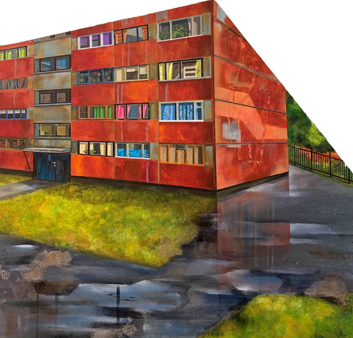 Поколение 2. Кристина Птица. Холст, масло. 80х80см. 40 000р