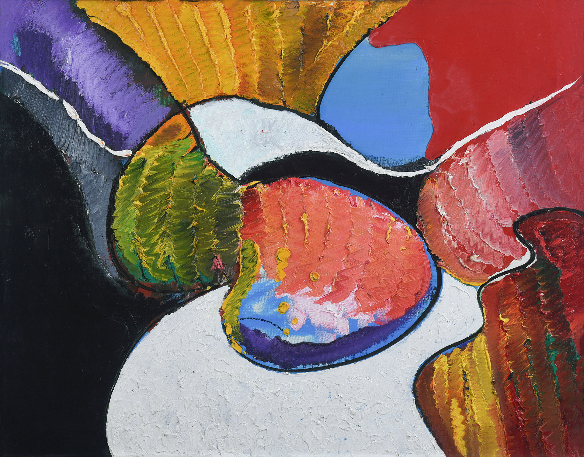 Проникновение, 2008. Холст, масло. 80х100см.
