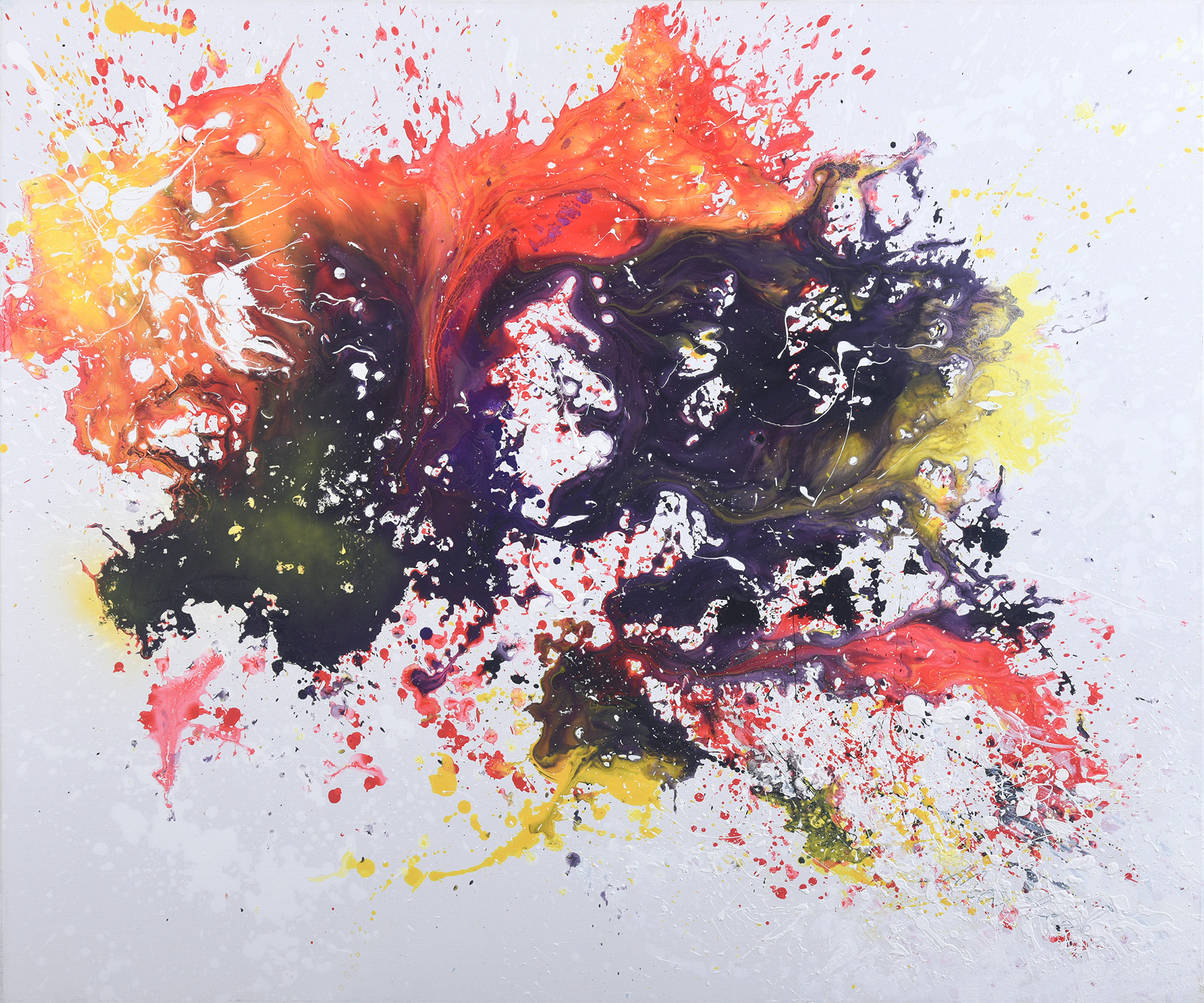 Протуберанцы, 2019. Холст, акрил. 100х120см.
