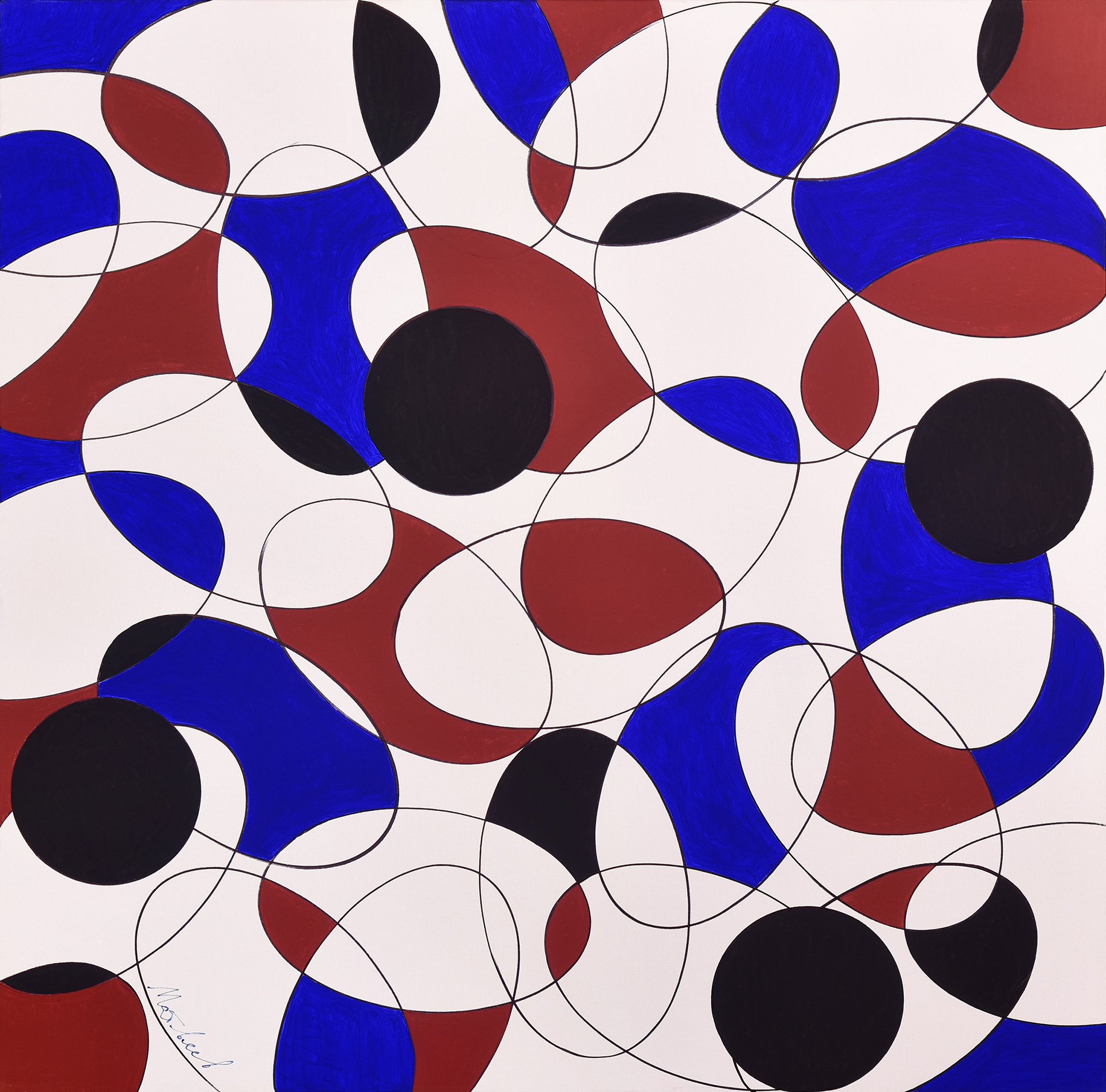 Регби, 2019. Холст, акрил. 120х120см. 480000р