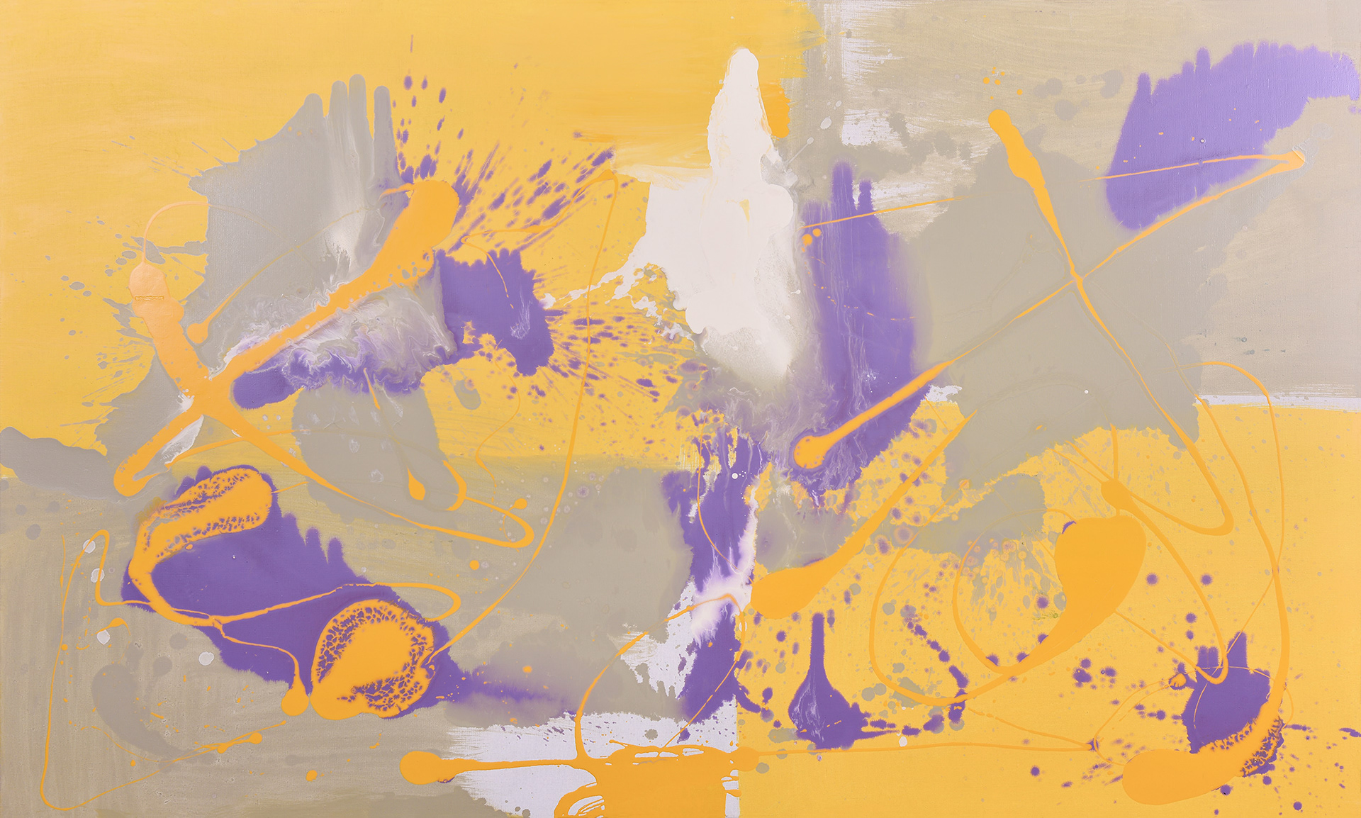 Рождение Венеры, 2016. Холст, эмаль. 120х195см.
