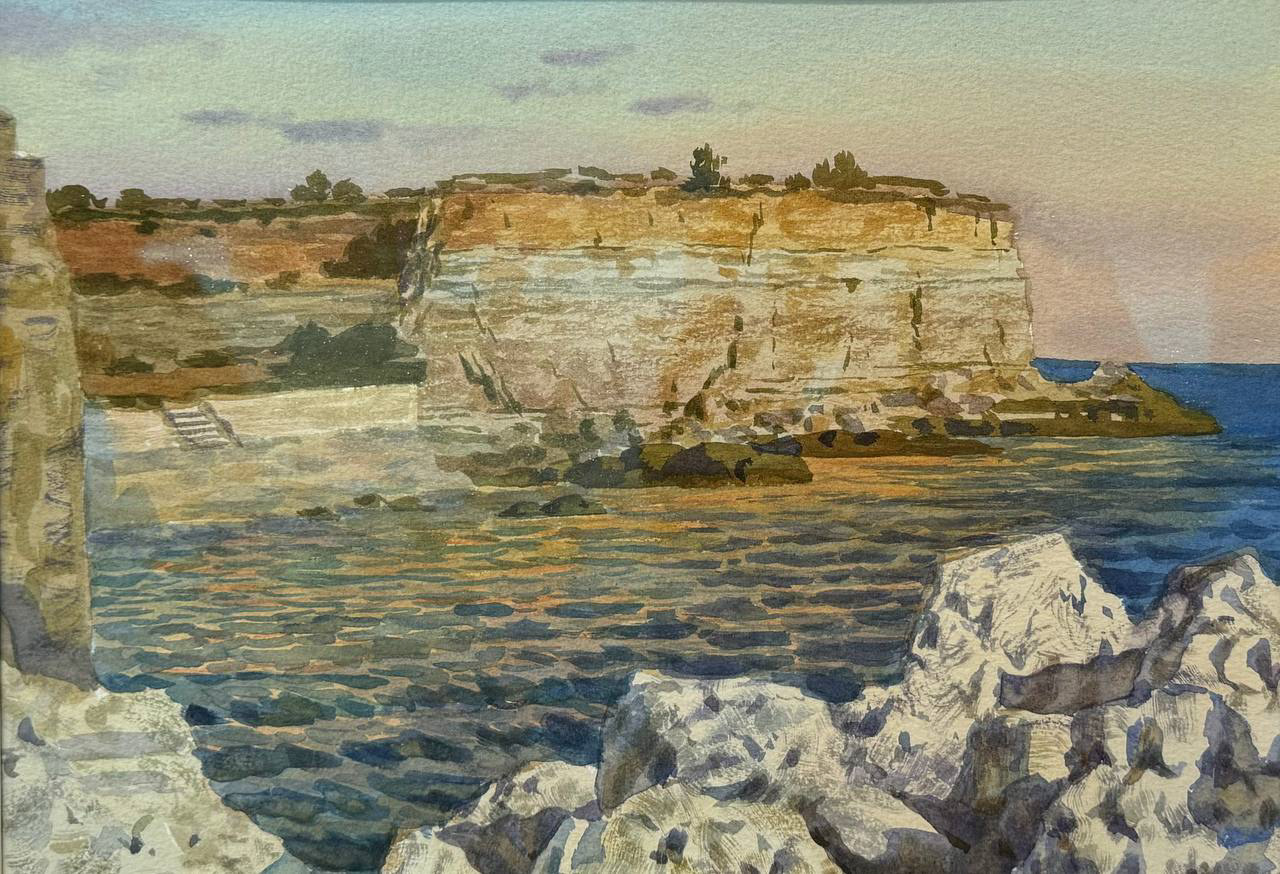 Балаклава. Мария Барановская. Бумага, акварель. 50 000р