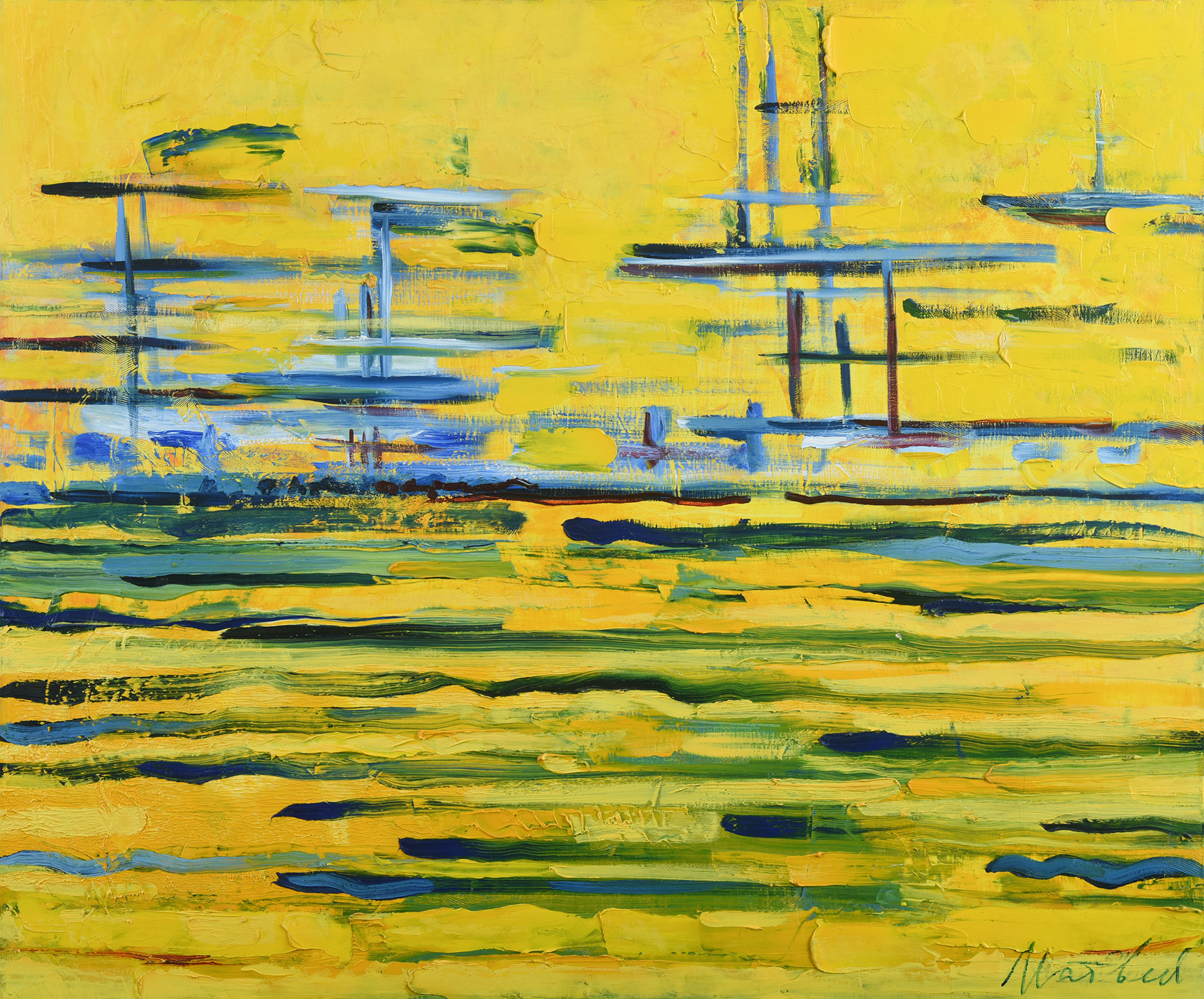 На ярком солнце, 2016. Холст, масло. 100х120см. 480000р