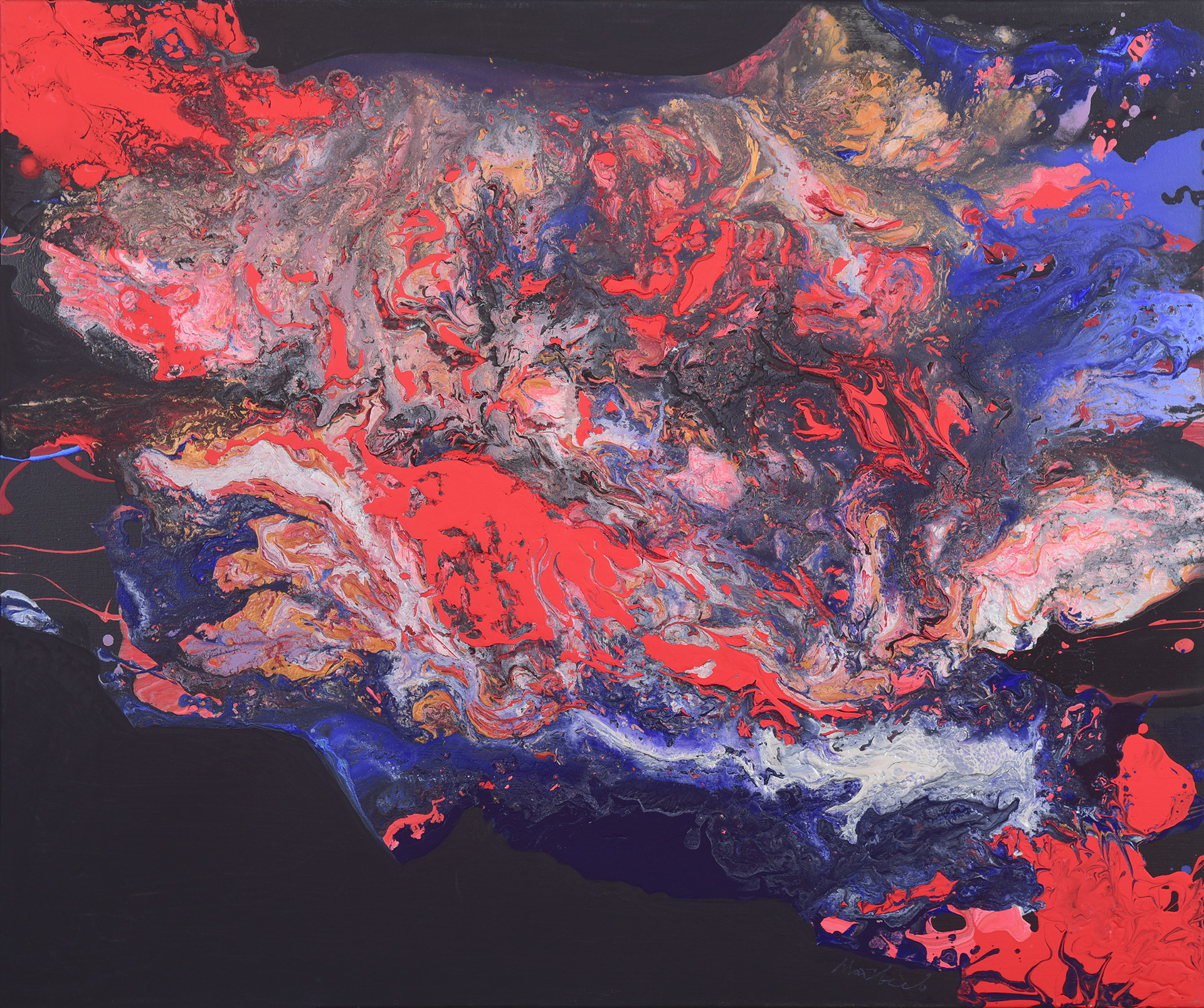 Дыхание бога, 2019. Холст, акрил. 100х120см. 640000р