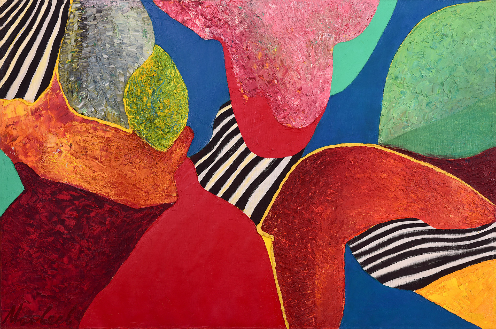 Сафари, 2003. Холст, масло. 130х195см.