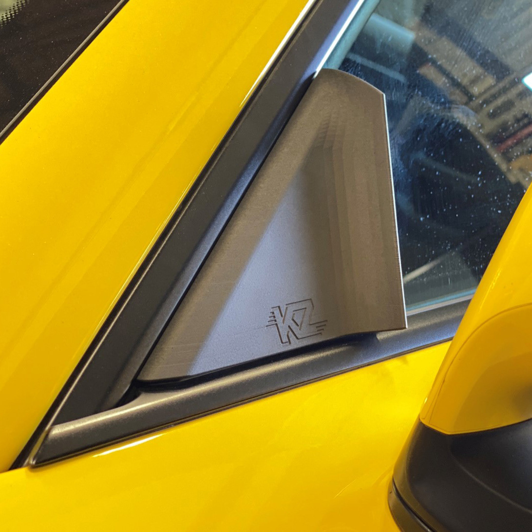 Porsche GT4 prototype wind deflector.